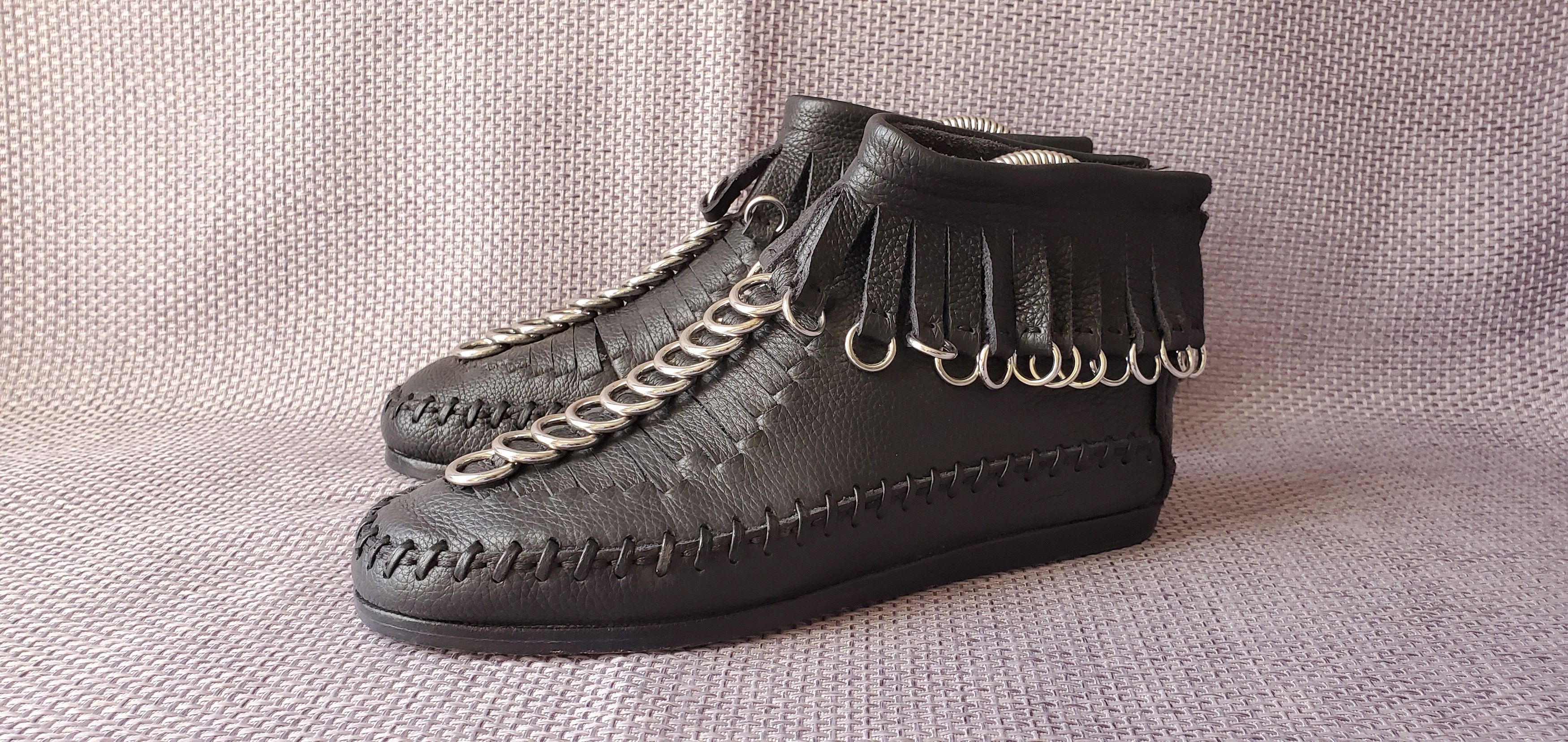 image of Alexander Wang Ring Outdoor Boots in Black, Women's (Size 8)