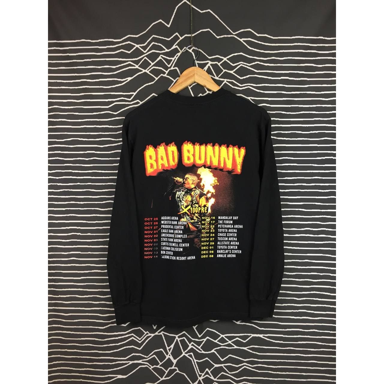Band Tees × Rap Tees Bad Bunny Rapper X100pre Tour Longsleeve Rap Tees Size US M / EU 48-50 / 2 - 2 Thumbnail