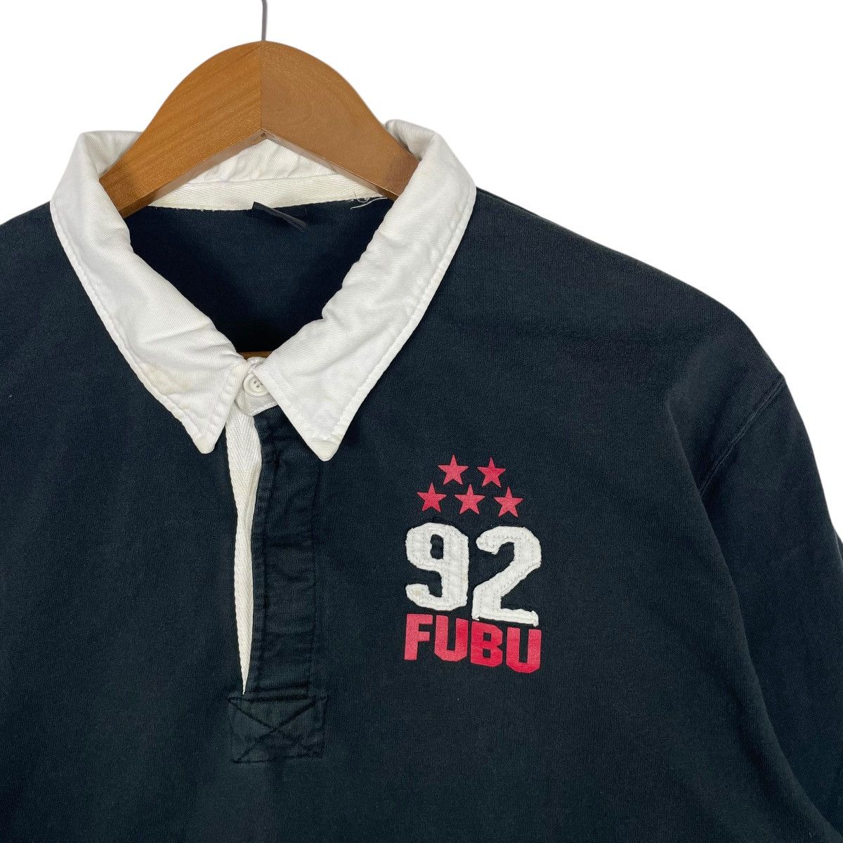 Fubu × Vintage Vintage 90s FUBU Polo Rugby Shirt Size US XL / EU 56 / 4 - 3 Thumbnail