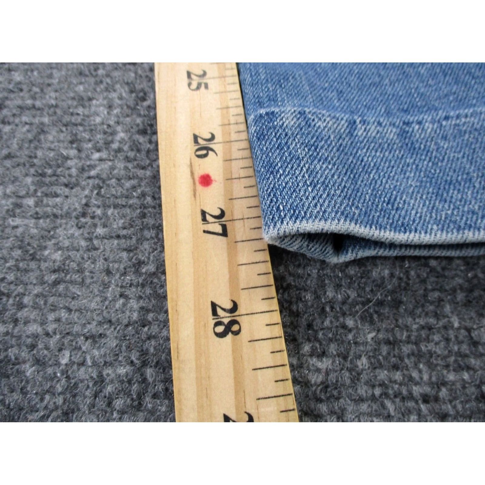 Denime APC Jeans Womens 31 Blue Denim Sailor Wide Leg Boot Casual Classic Faded Jeans Size 24" / US 00 / IT 34 - 4 Thumbnail