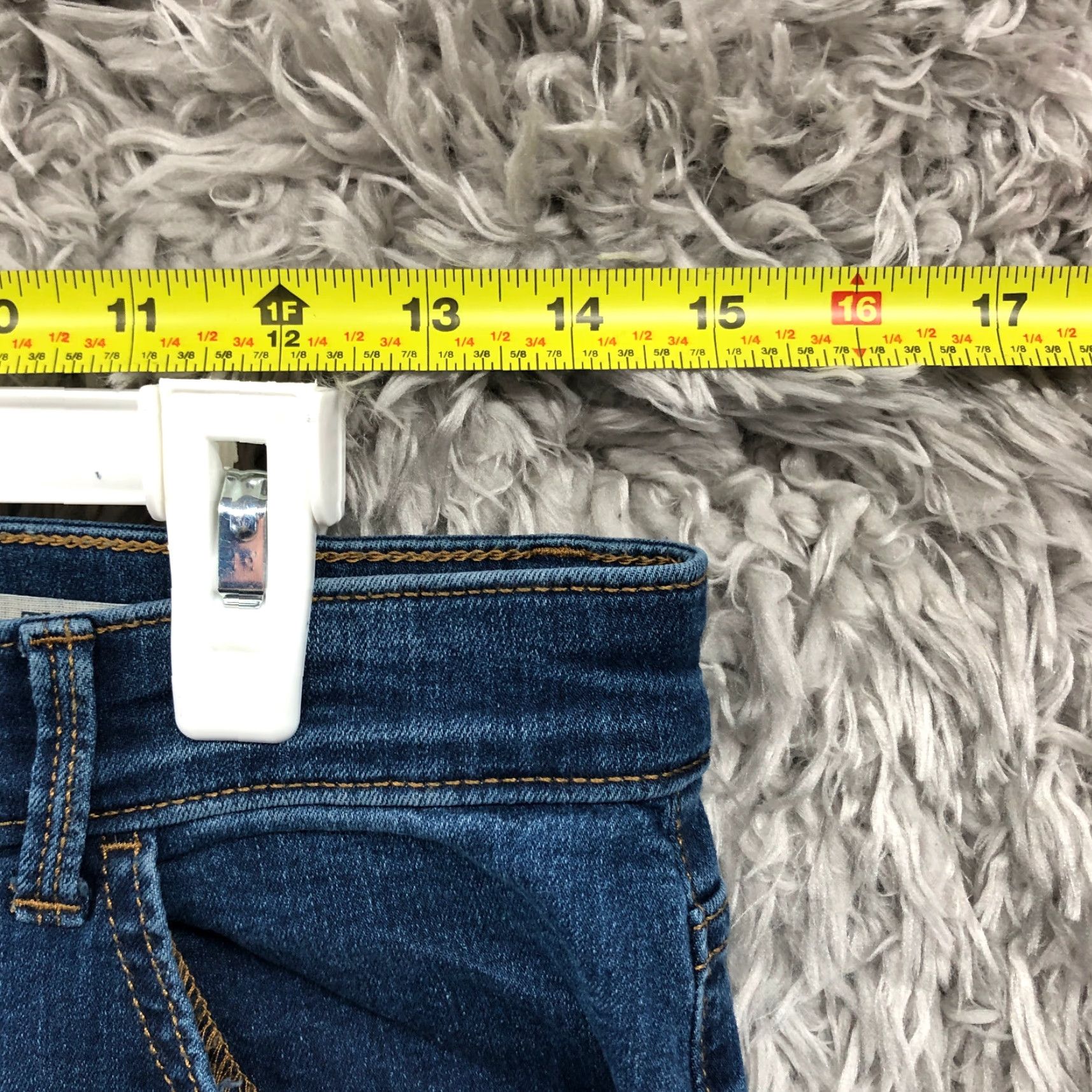 Vintage M&S The Lily Slim Jeans Womens Size 12 Mid Rise Dark Wash Blue Denim Size 34" / US 12 / IT 48 - 2 Thumbnail