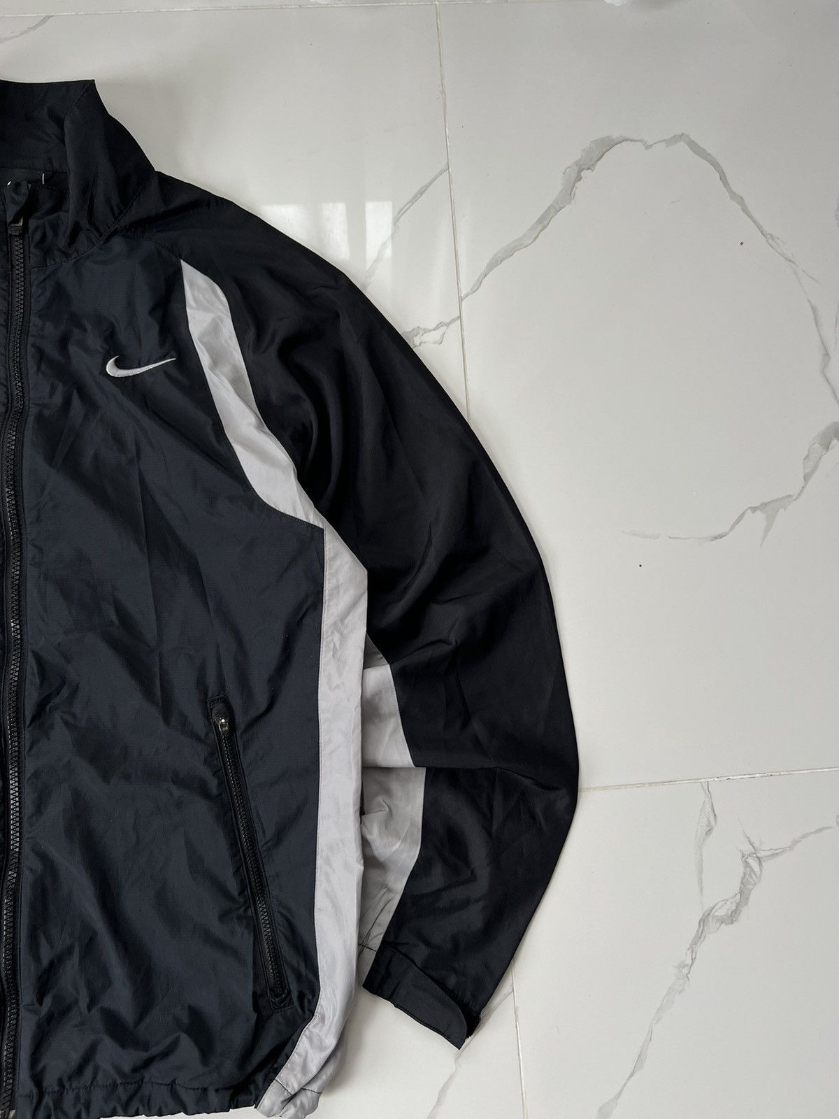 Nike × Vintage 90's NIKE RARE RETRO GORPCORE TRACK JACKET SWOOSH LOGO Size US M / EU 48-50 / 2 - 2 Thumbnail