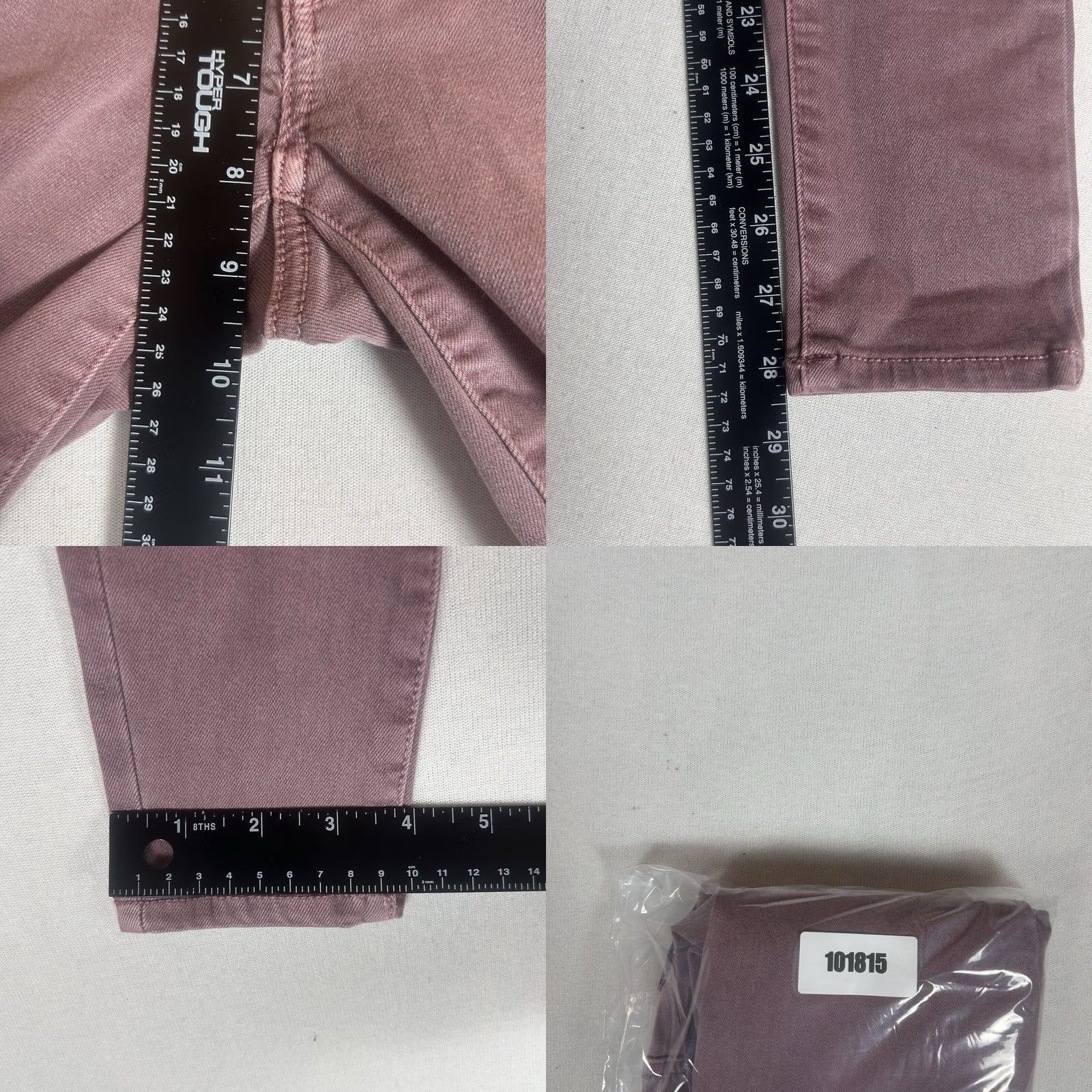 American Eagle Outfitters American Eagle Outfitters Next Level Stretch Jegging Jeans Women's Size 2 Red Low Rise Slim 4-Pocket Denim Mid/City College Logo Embroidered Size 26" / US 2 / IT 38 - 8 Thumbnail