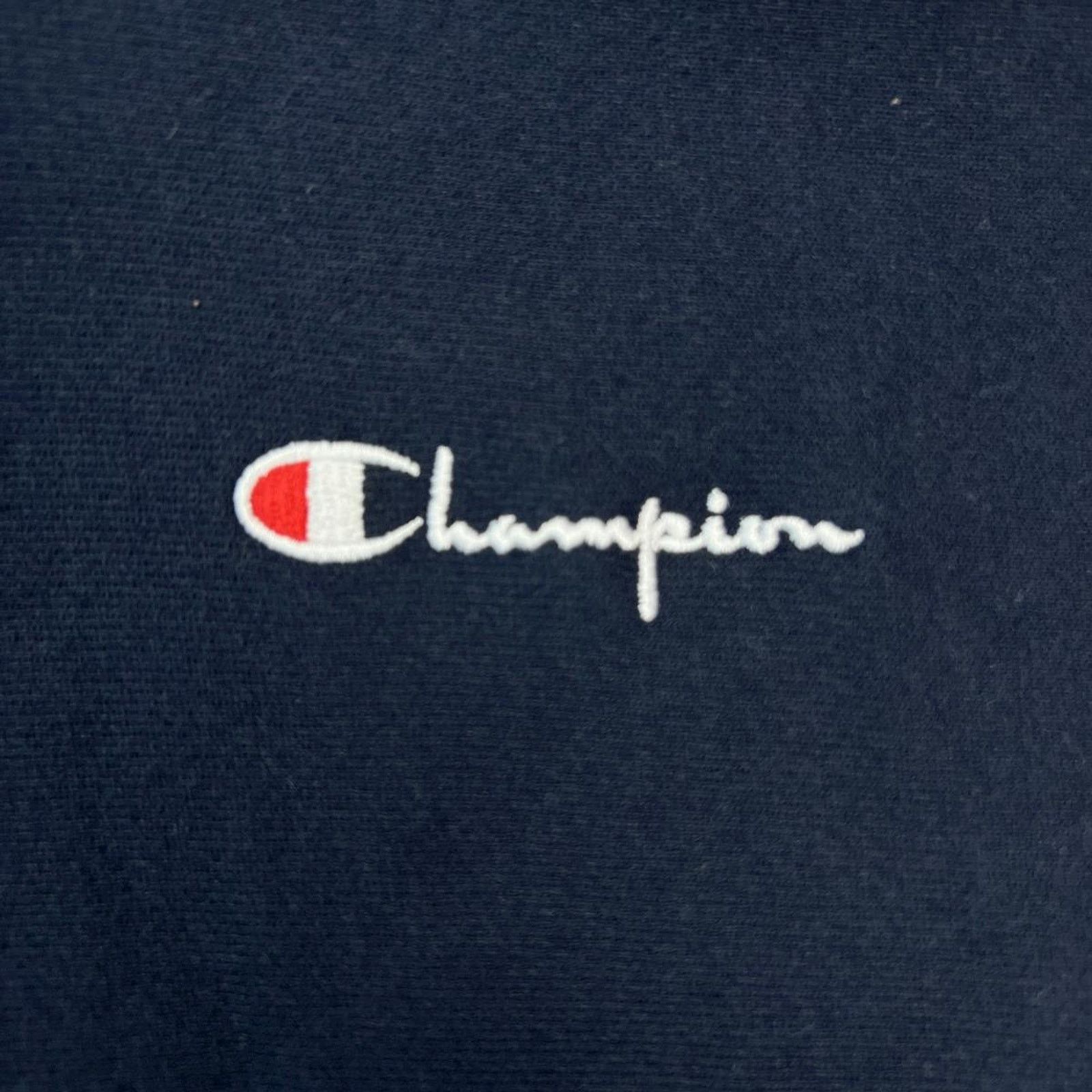 Champion × Vintage Champion Hoodie Medium Reverse Weave Script Hood Sweatshirt Size M / US 6-8 / IT 42-44 - 2 Thumbnail