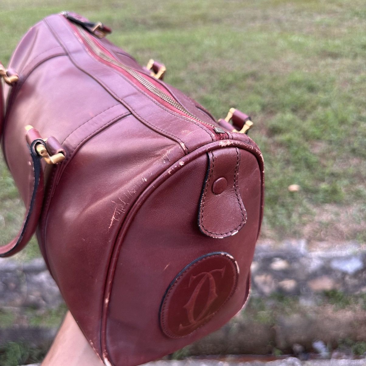 Cartier Cartier Les Must de Cartier Vintage Leather Handbag | AS IS Size ONE SIZE - 24 Thumbnail