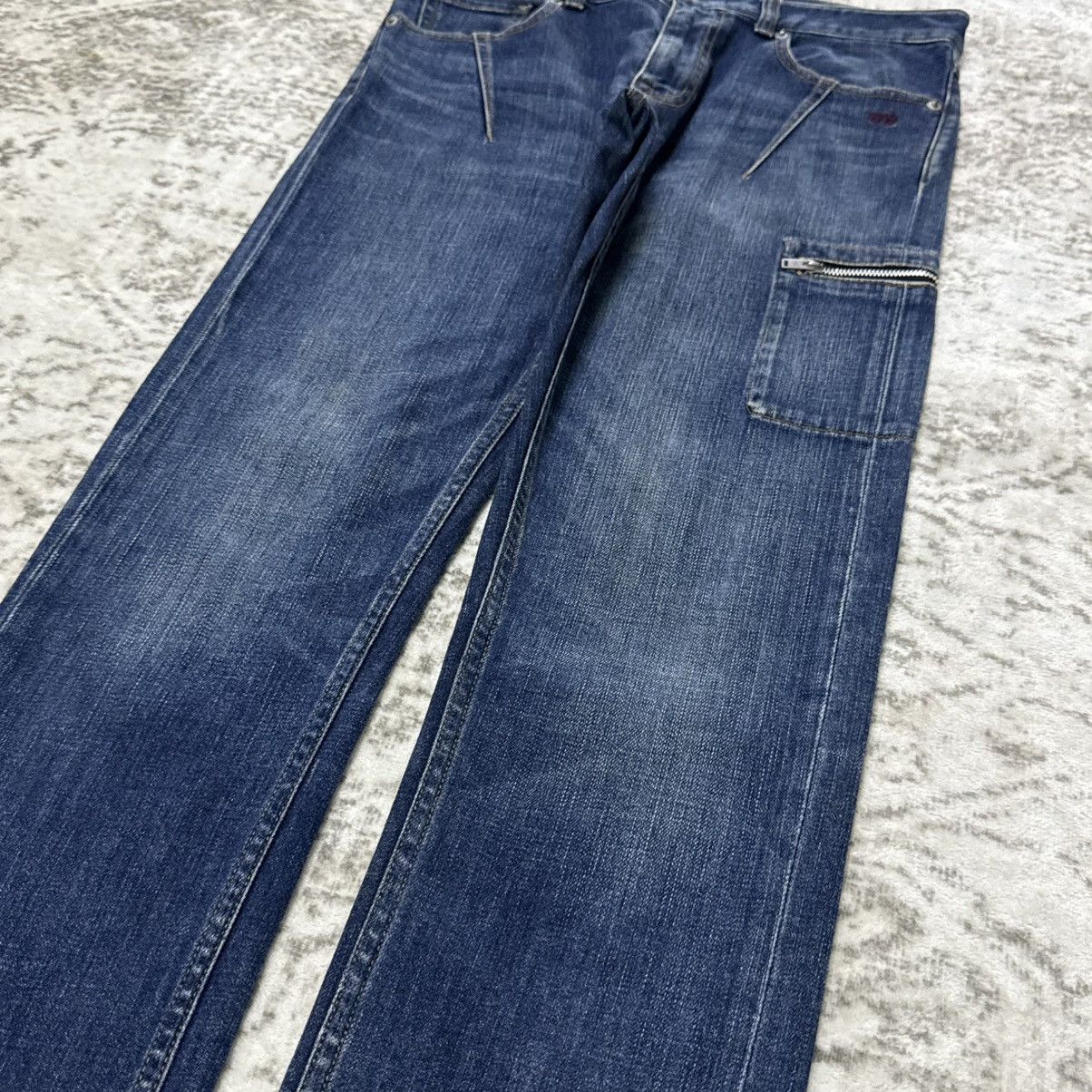 Undercover × Uniqlo Undercover Uniqlo Skinny Slim Cargo Denim Pants Size US 28 / EU 44 - 6 Thumbnail