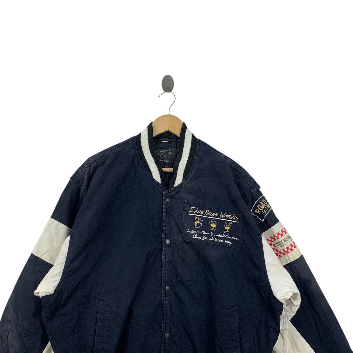 Vintage Vintage MEMBER’S RACING TEAM Road Test Varsity Stadium Size US XXL / EU 58 / 5 - 2 Thumbnail
