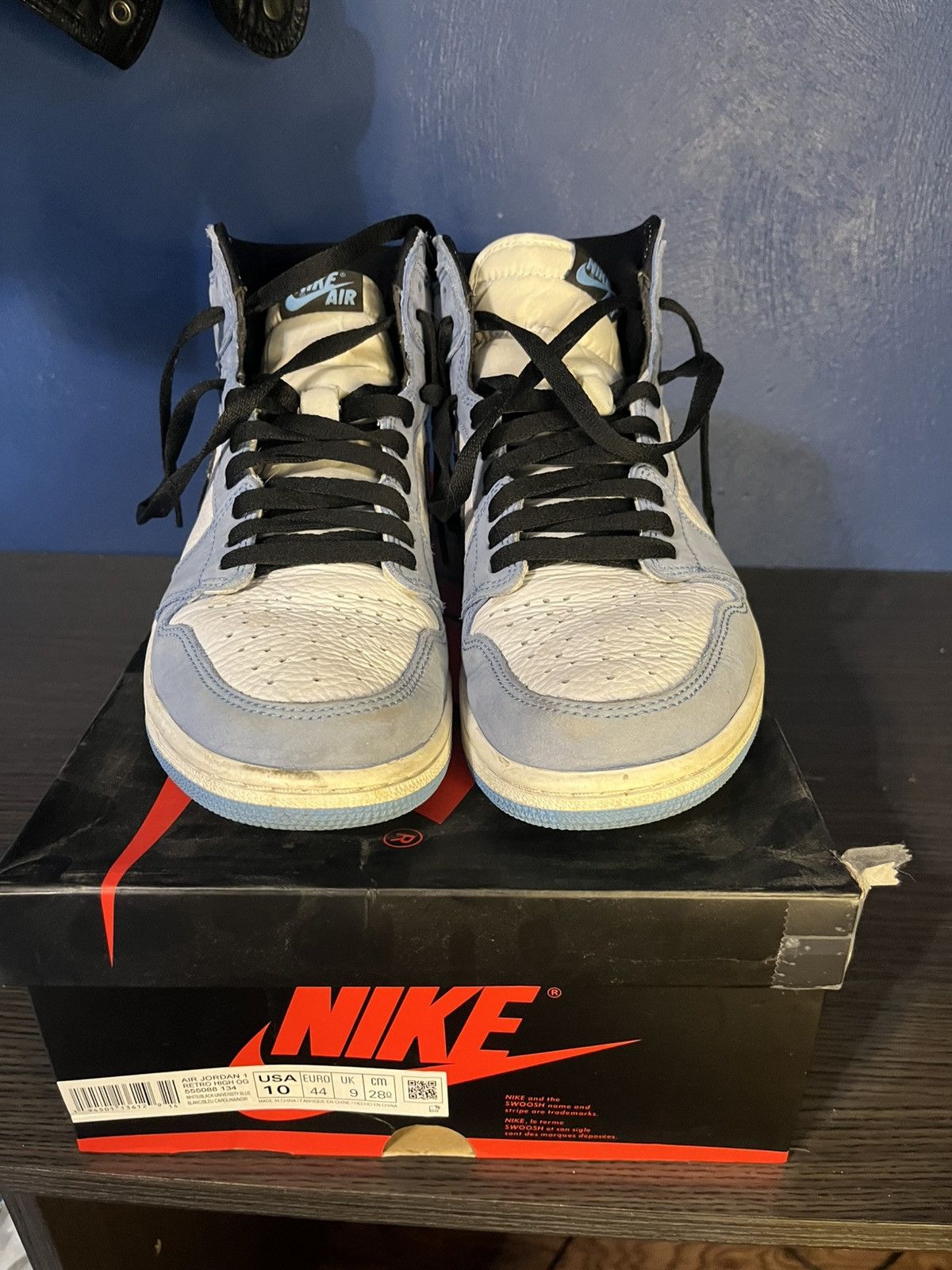 Jordan Brand Jordan 1 High University Blue Size US 10 / EU 43 - 1 Thumbnail