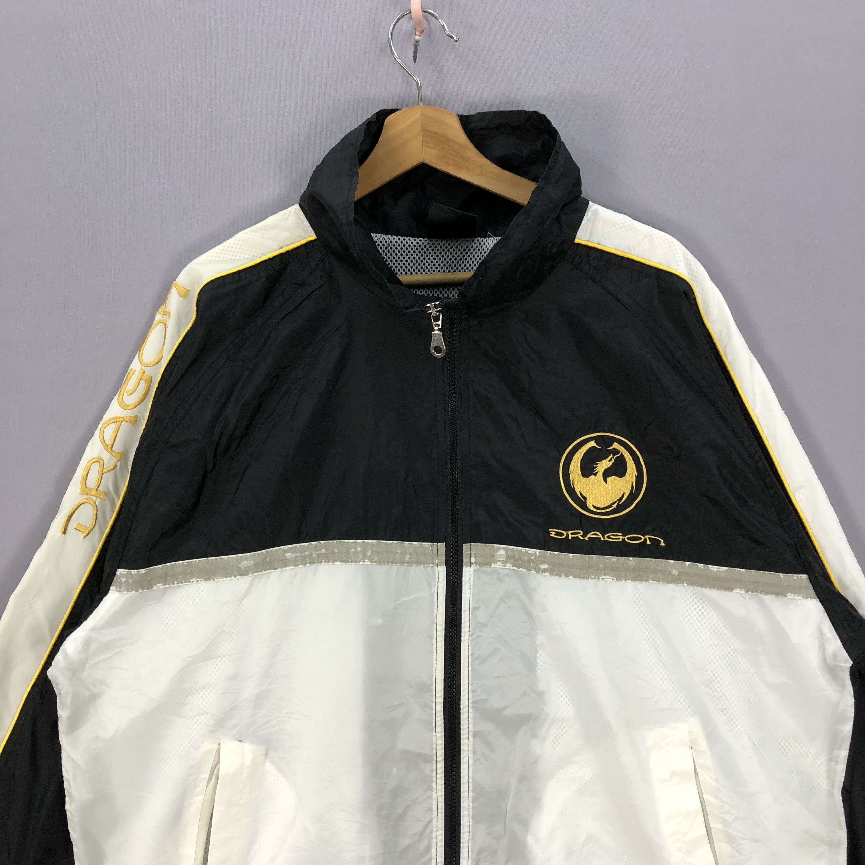 Japanese Brand × Vintage Vintage Dragon Zipper Windbreaker Jackets Size US XL / EU 56 / 4 - 3 Thumbnail