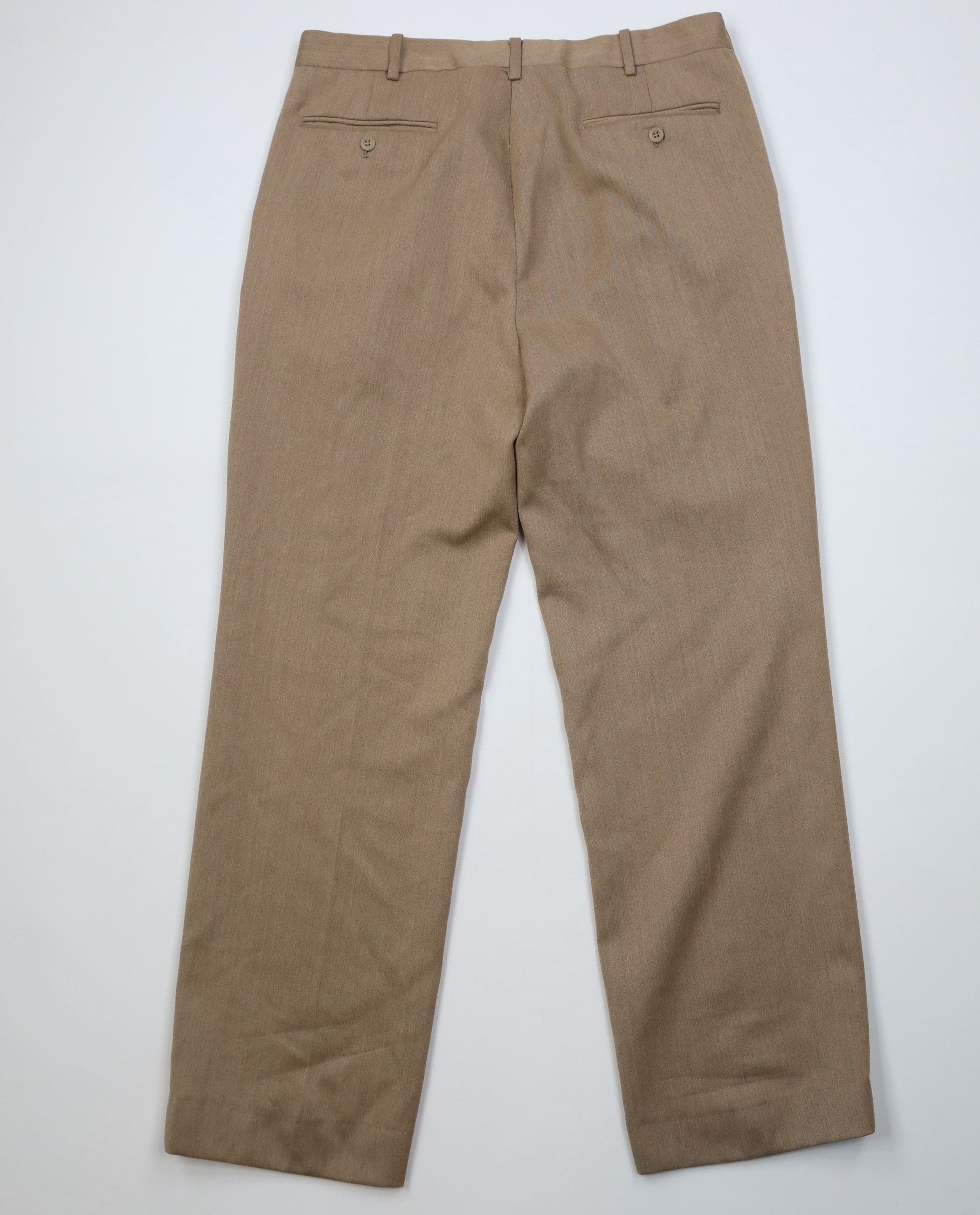 Vintage Vintage 90s Streetwear Wool Blend Knit Wide Leg Chino Pants Size US 34 / EU 50 - 9 Thumbnail
