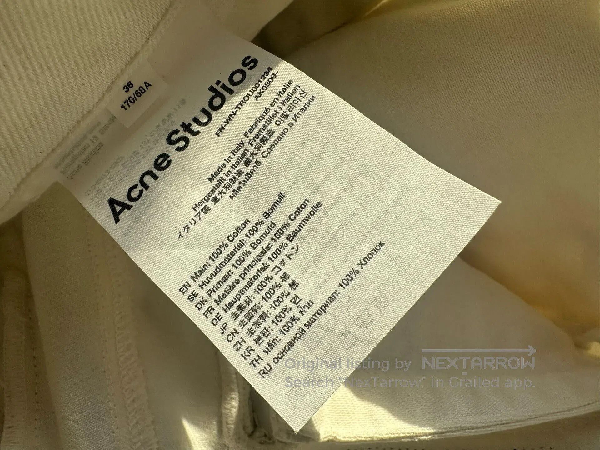 Acne Studios Acne Studios Baggy Cargo Pants. Size US 36 / EU 52 - 3 Thumbnail