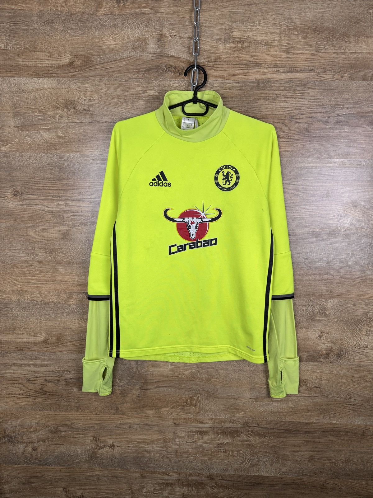 Adidas Mens Vintage Adidas Chelsea FC sweatshirt soccer jersey tee Size US S / EU 44-46 / 1 - 1 Thumbnail