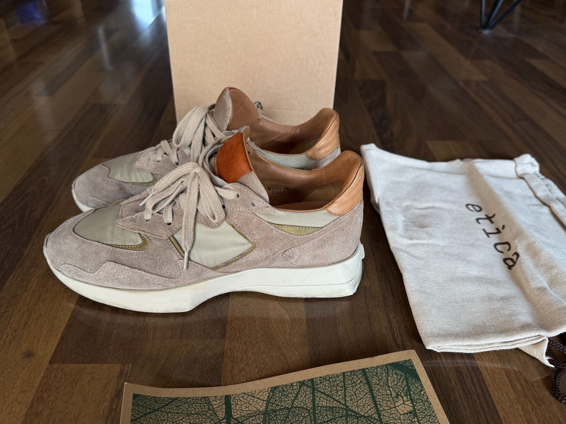 Elia Maurizi ELIA MAURIZI Leather Casual Shoes Size US 8 / EU 41 - 1 Thumbnail