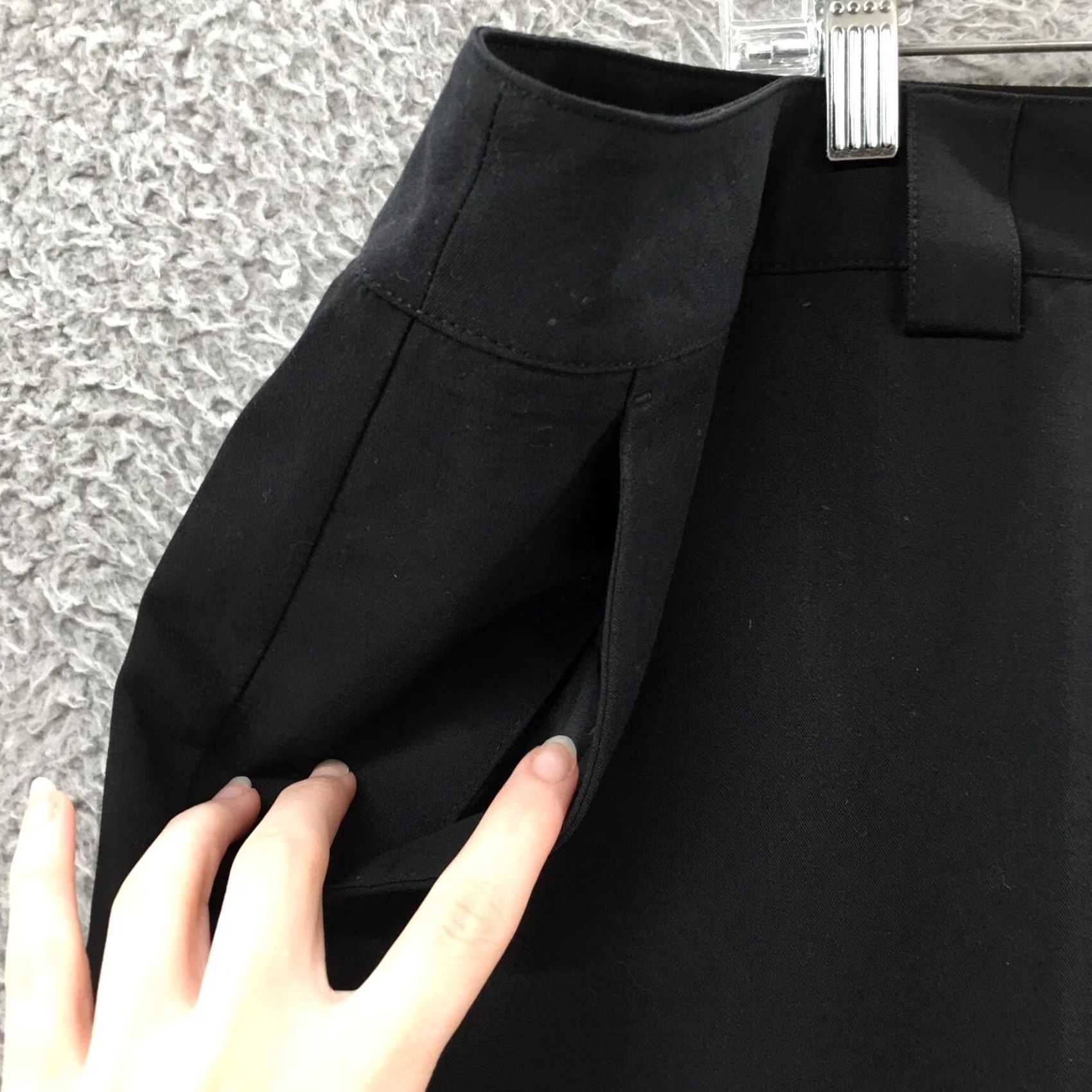 Worthington Worthington Straight Leg Chino Pants Womens 24W Black Hi-Rise NEW Size 42" / US 20 - 6 Thumbnail