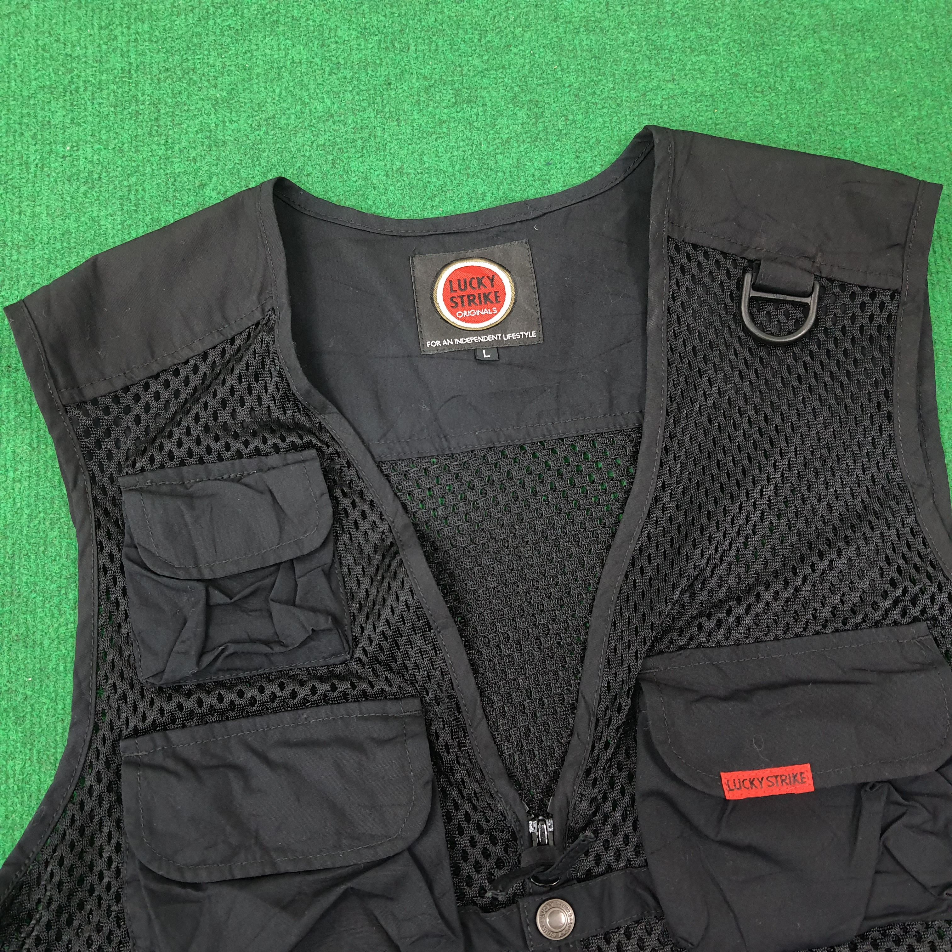 Other Vintage Lucky Strike Motorsports Vests C239N76 Size US M / EU 48-50 / 2 - 2 Thumbnail