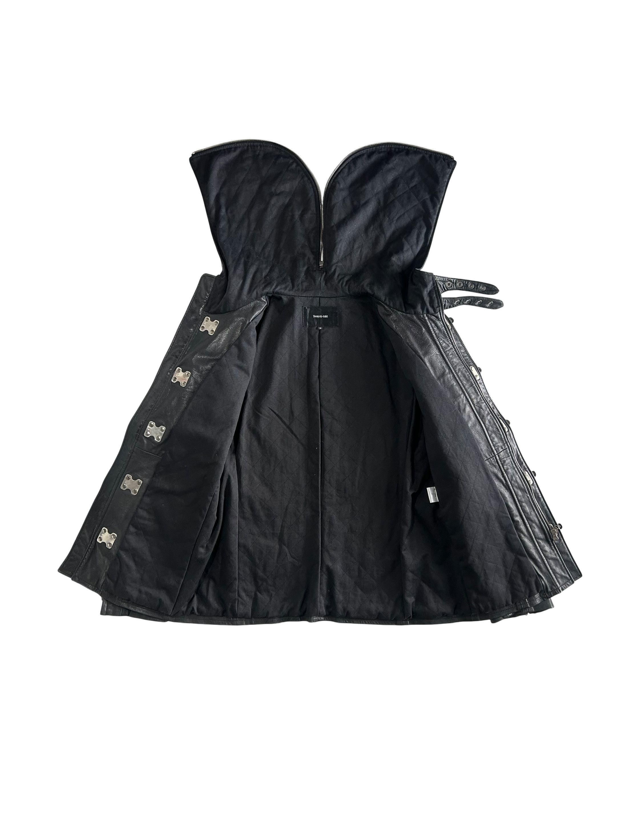Yasuyuki Ishii Yasuyuki Ishii AW07 Gasmask Cargo Goat Leather Jacket Size US M / EU 48-50 / 2 - 3 Thumbnail