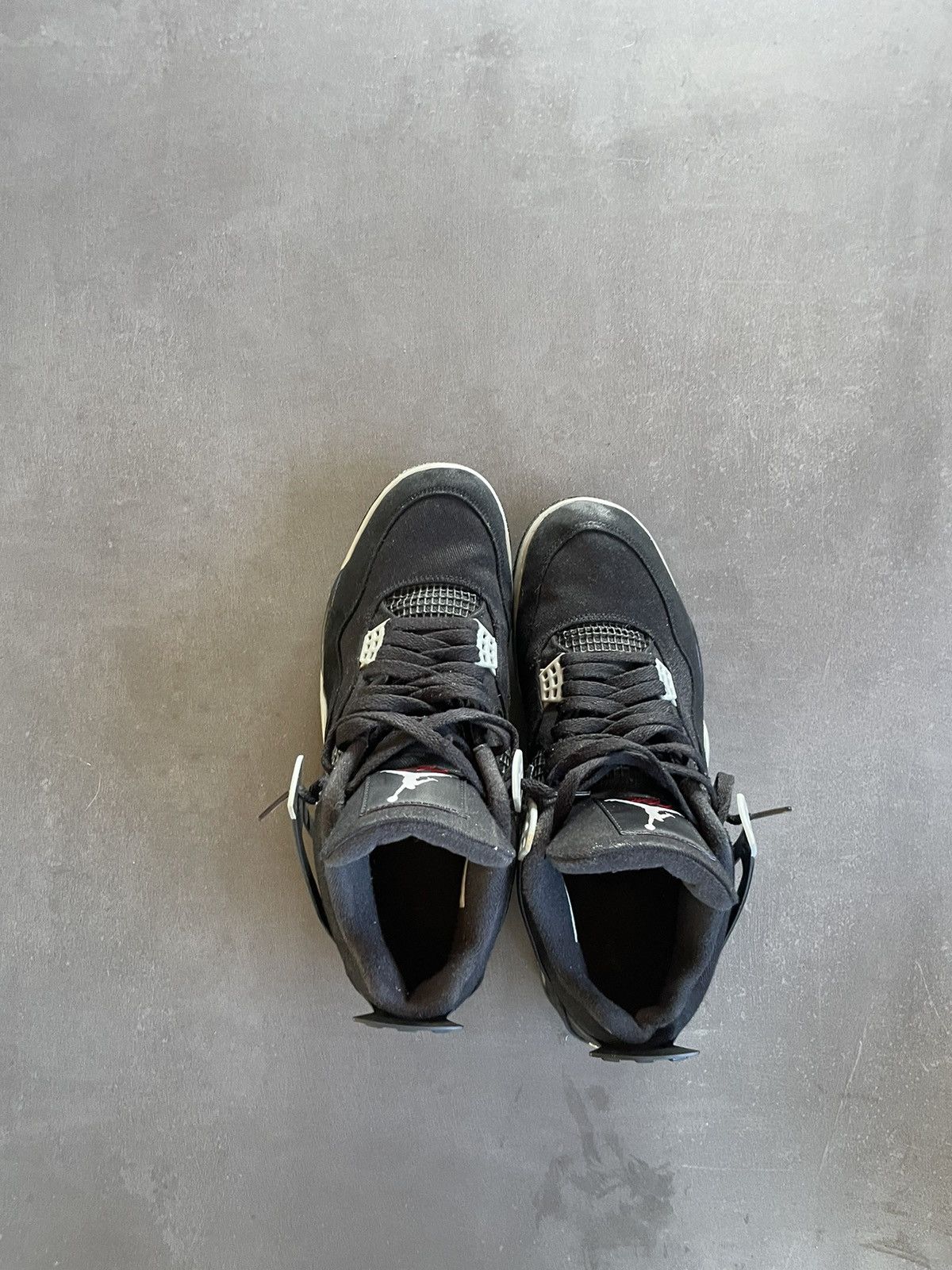Jordan Brand Jordan 4 Black Canvas Size US 12 / EU 45 - 3 Thumbnail