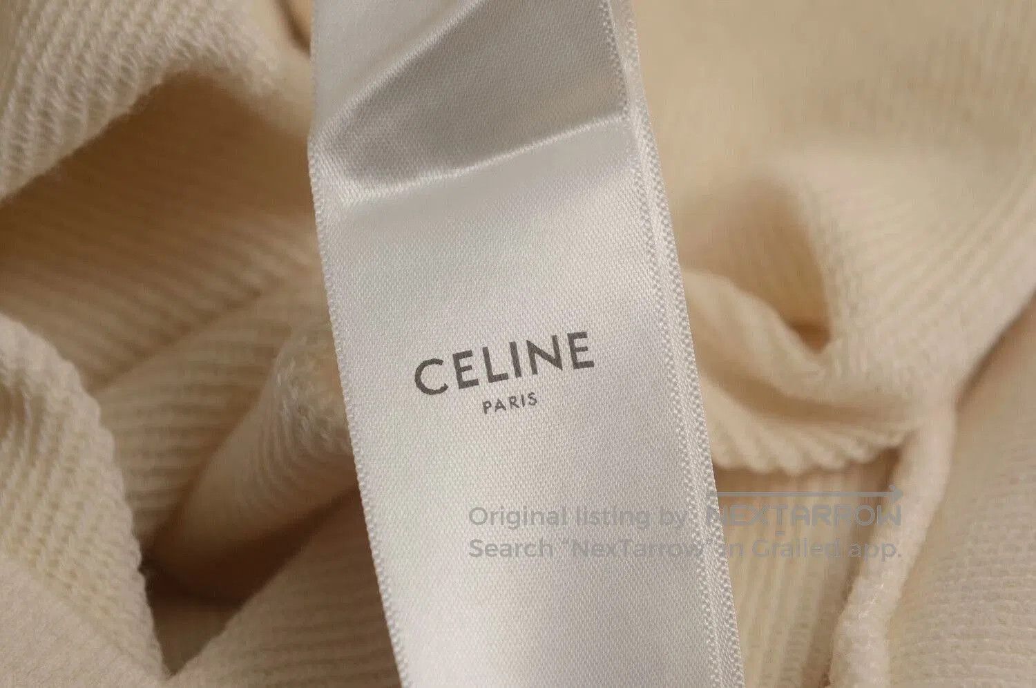 Celine Celine Cream Hoodie S Size. Size S / US 4 / IT 40 - 8 Thumbnail