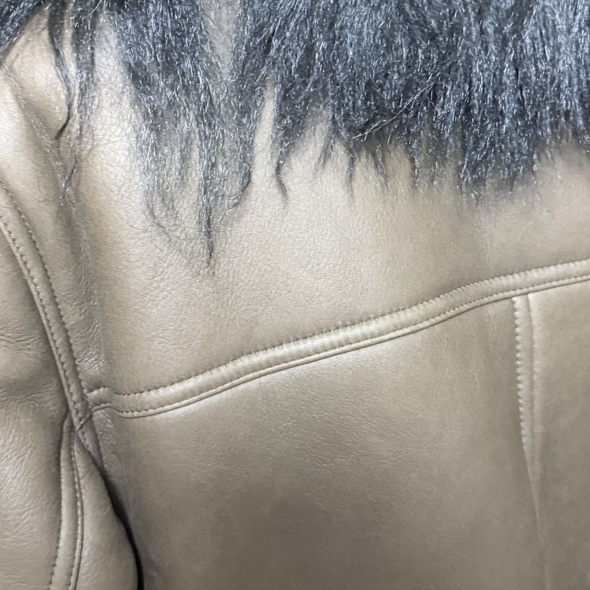 Marni Marni full fur lining leather blouson bomber jacket 42 olive Size M / US 6-8 / IT 42-44 - 16 Thumbnail