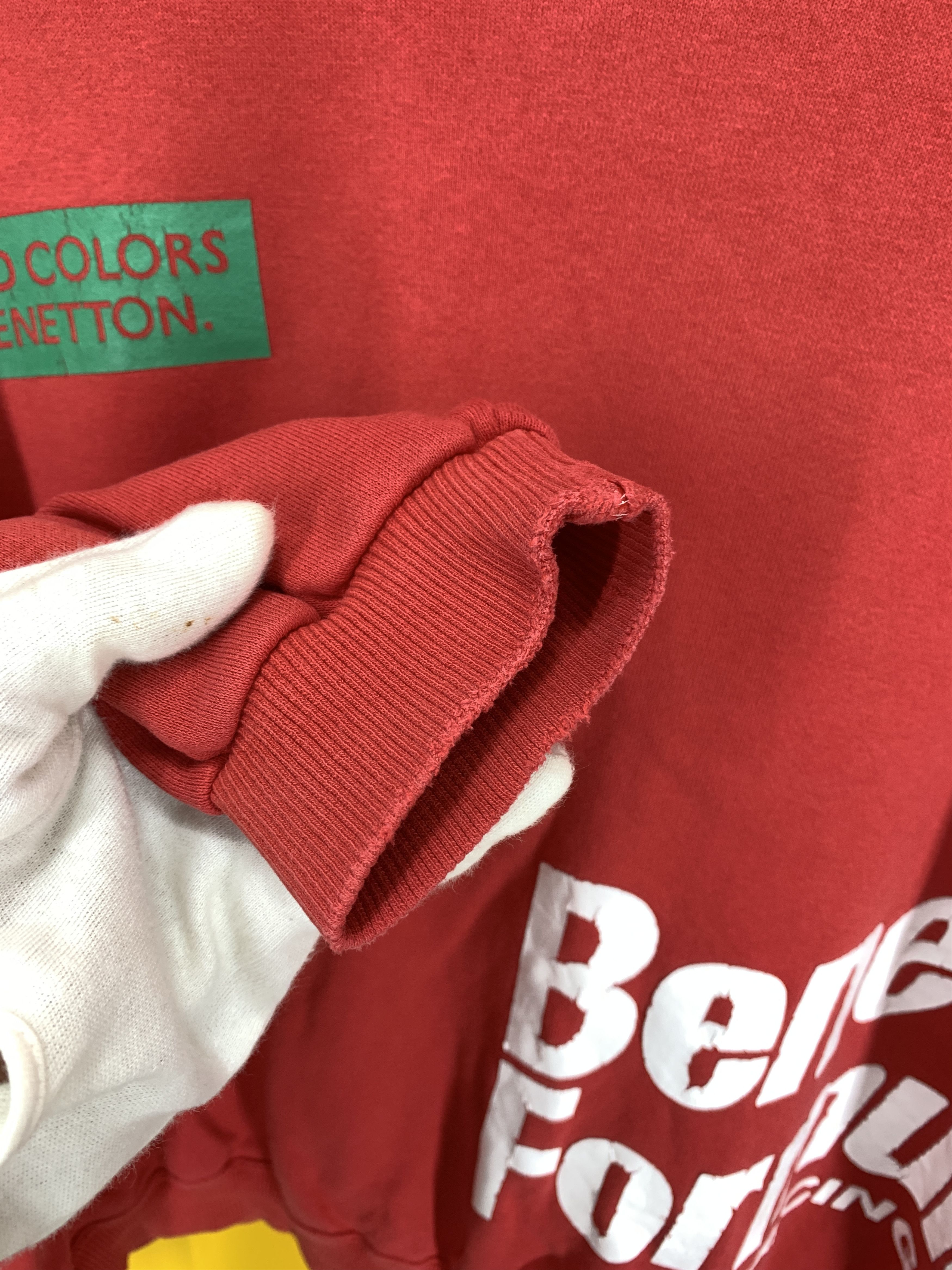Benetton BENETTON FORMULA 1 RACING Sweatshirt #1915/10 Size US L / EU 52-54 / 3 - 7 Thumbnail
