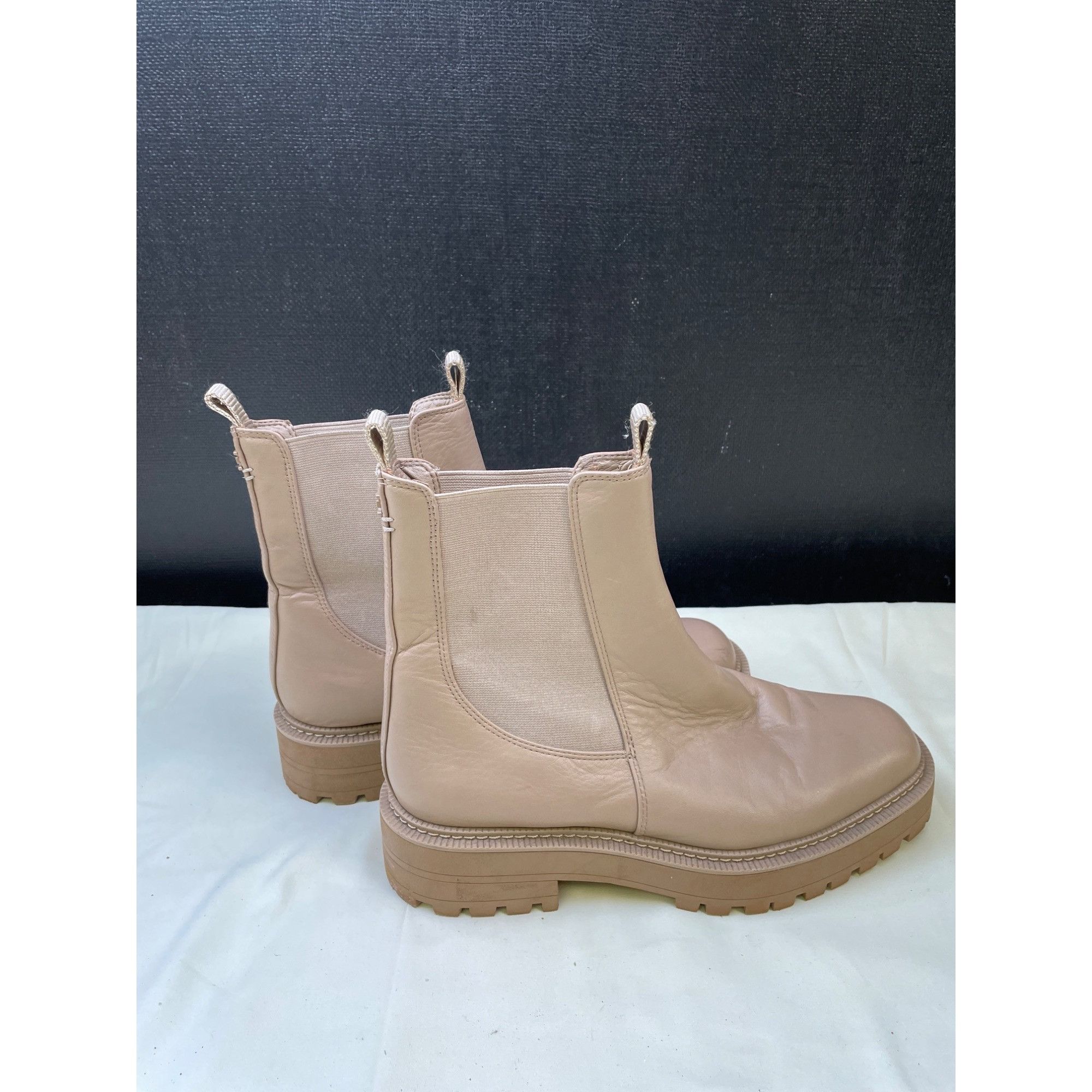 Sam Edelman Sam Edelman Women's Tan Leather Ankle Boots Size 10 SKU 5736 Size US 10 / IT 40 - 4 Thumbnail