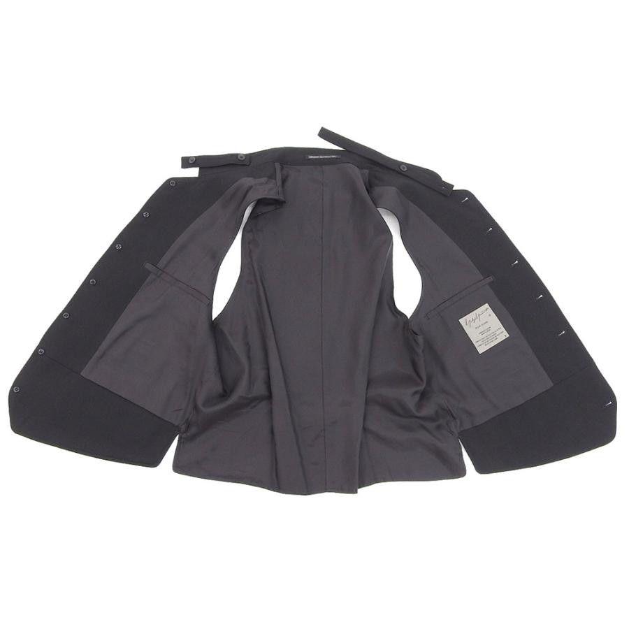 Yohji Yamamoto Yohji Yamamoto Pour Homme -W/Gabardine 7BS Stand Collar Vest Size US L / EU 52-54 / 3 - 3 Thumbnail