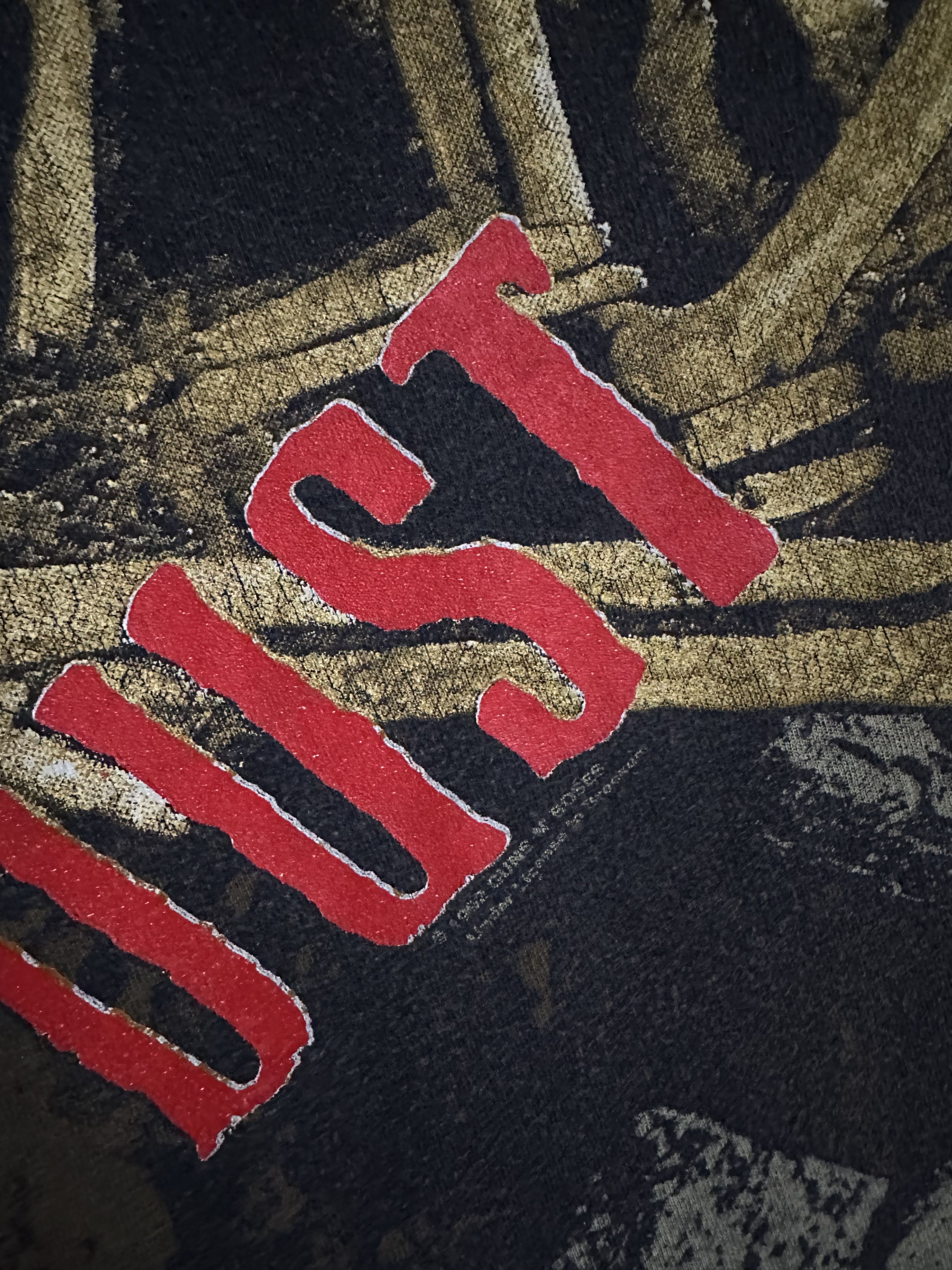 Band Tees × Vintage Vintage 1992 Guns N’ Roses Shirt Dust N’ Bones ALL OVER Tee Size US XL / EU 56 / 4 - 4 Thumbnail