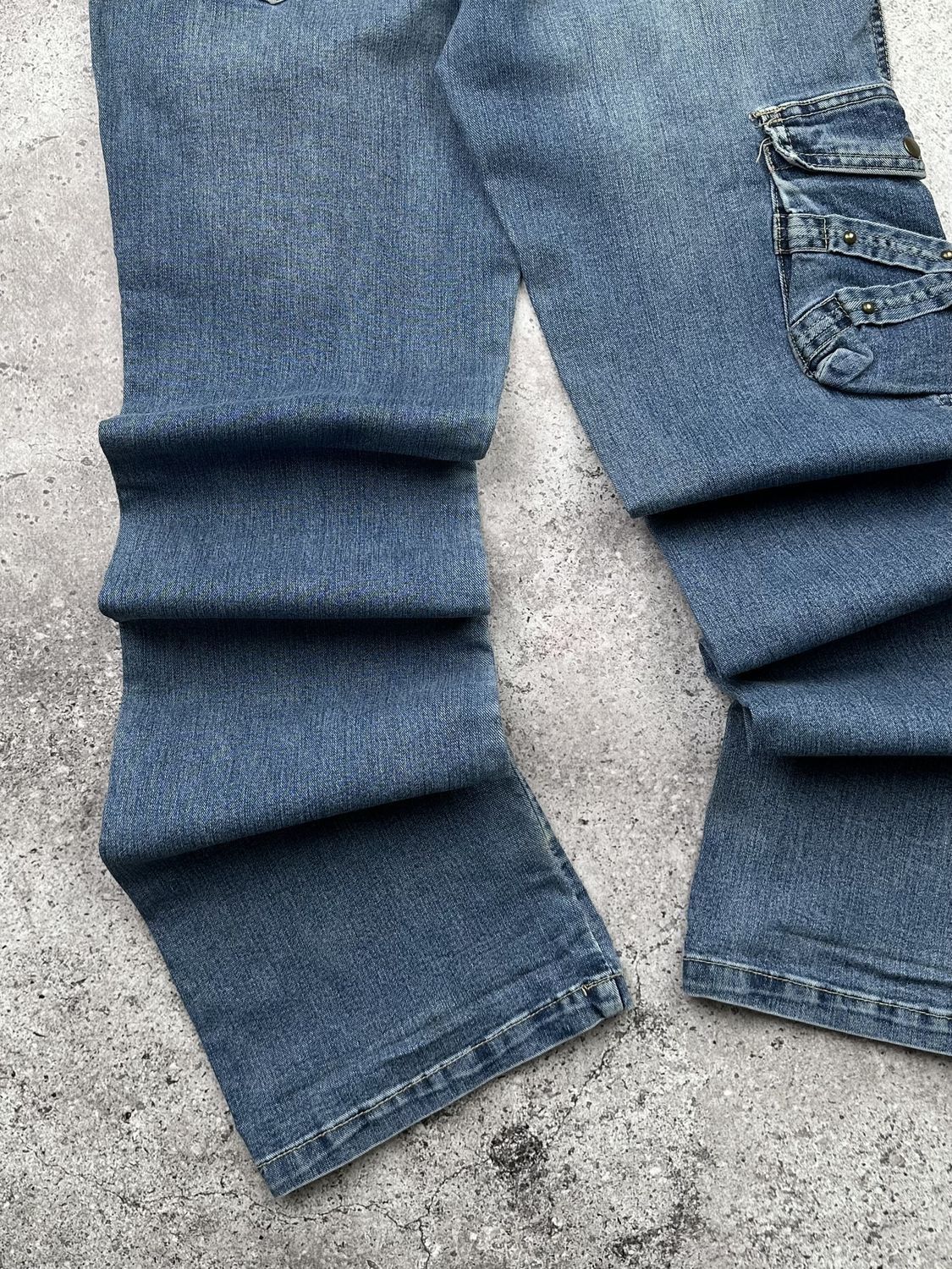 Japanese Brand Vintage Cargo Jeans C457(V568) Size 27" / US 4 / IT 40 - 8 Thumbnail