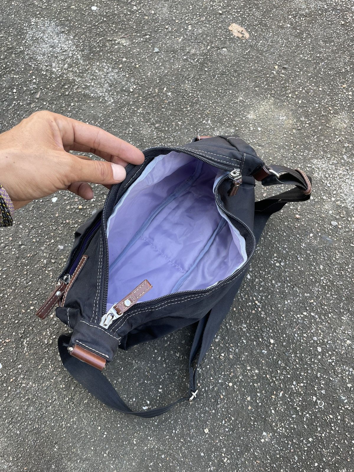 Japanese Brand × Renoma U.P renoma Black Sling Bag/Crossbody Size ONE SIZE - 7 Thumbnail
