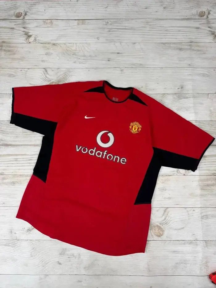 Nike Nike Manchester United 2002 2004 Home Shirt Soccer Jersey Size US L / EU 52-54 / 3 - 1 Thumbnail