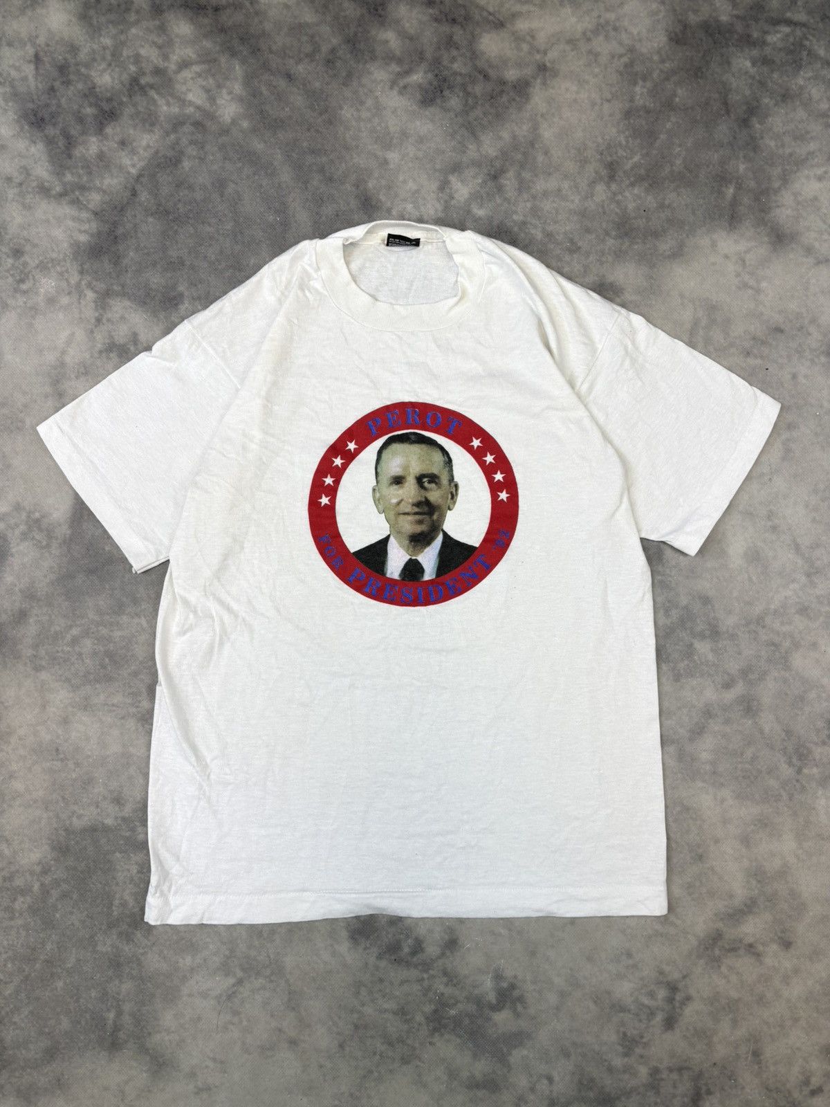 Vintage Vintage T Shirt Perot President 1992 Trump Musk Made in USA Size US L / EU 52-54 / 3 - 1 Thumbnail