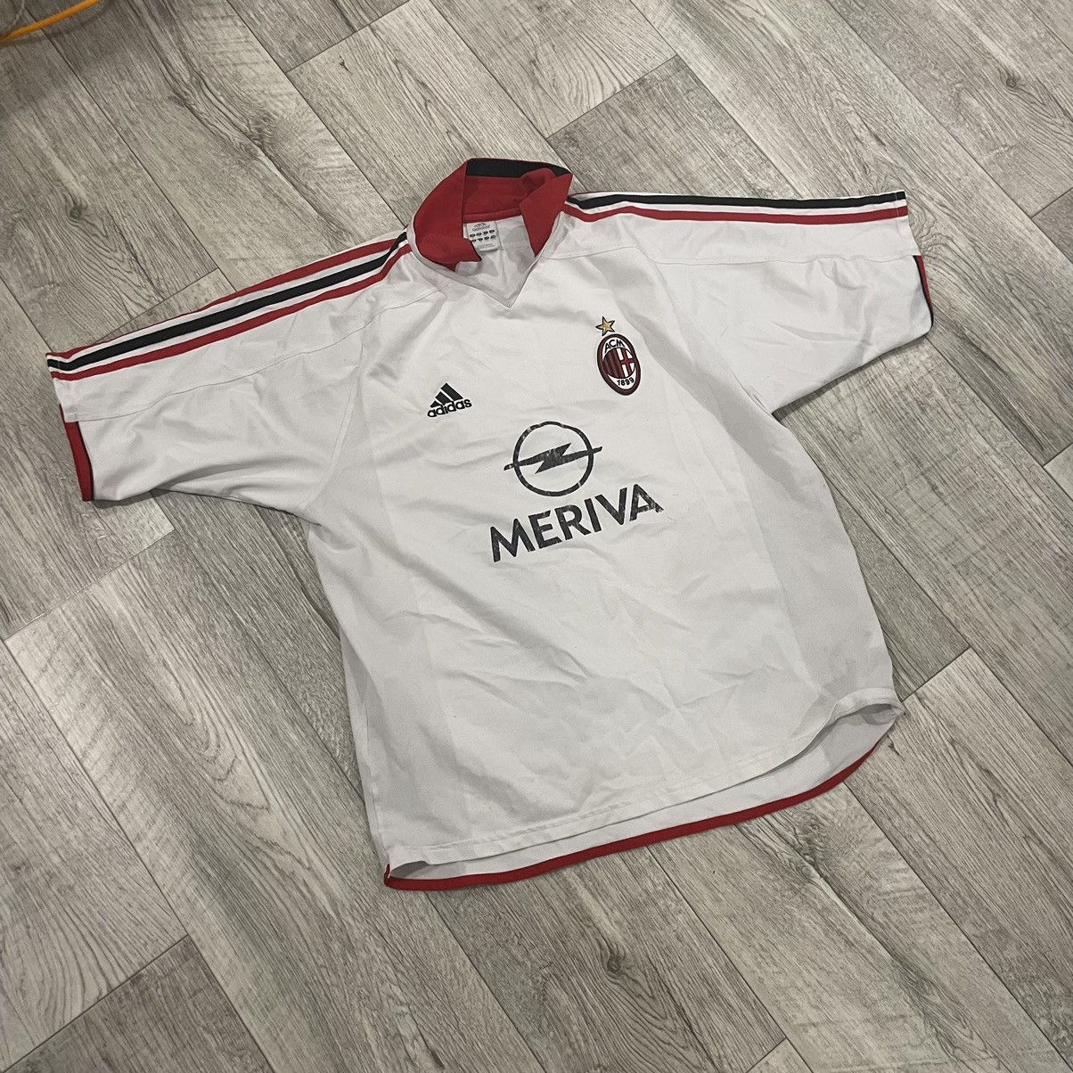 Adidas MERIVA AC MILAN adidas 90s jersey 2003-2004 tee shirt Size US XL / EU 56 / 4 - 1 Thumbnail