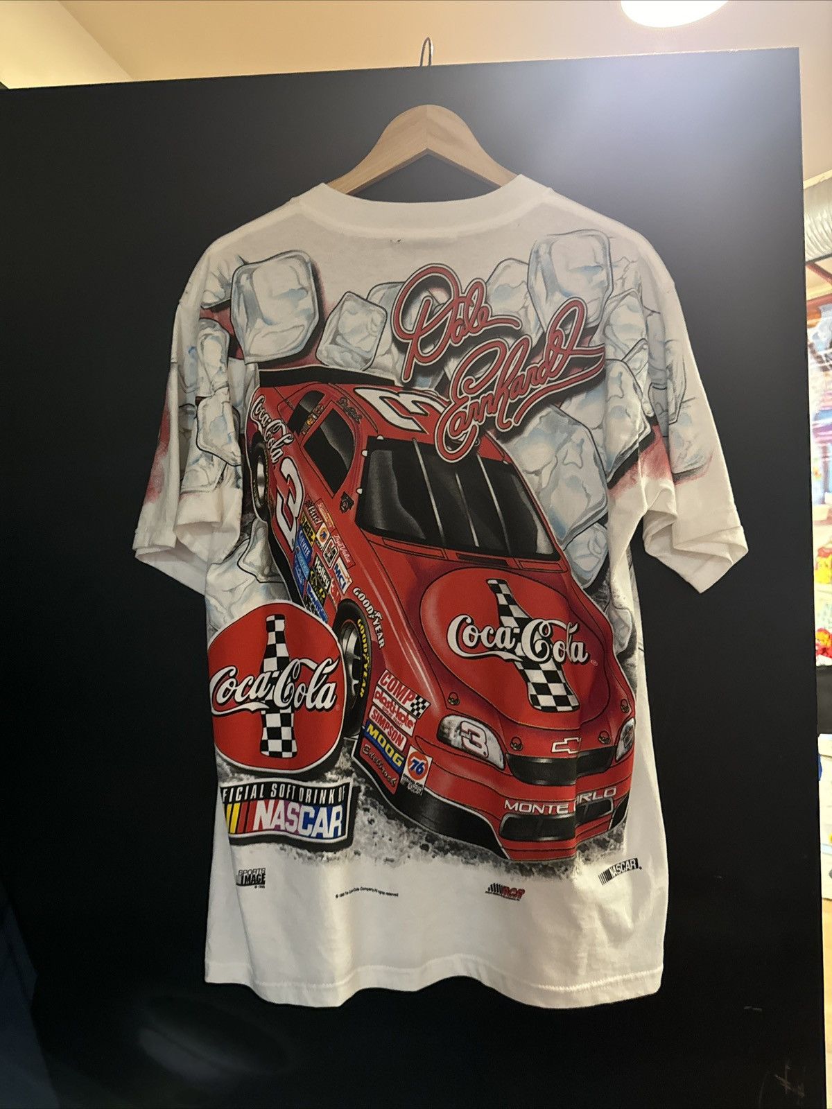 NASCAR × Vintage Vintage 1997 Dale Earnhardt Coca Cola 600 Shirt Size US XL / EU 56 / 4 - 2 Thumbnail