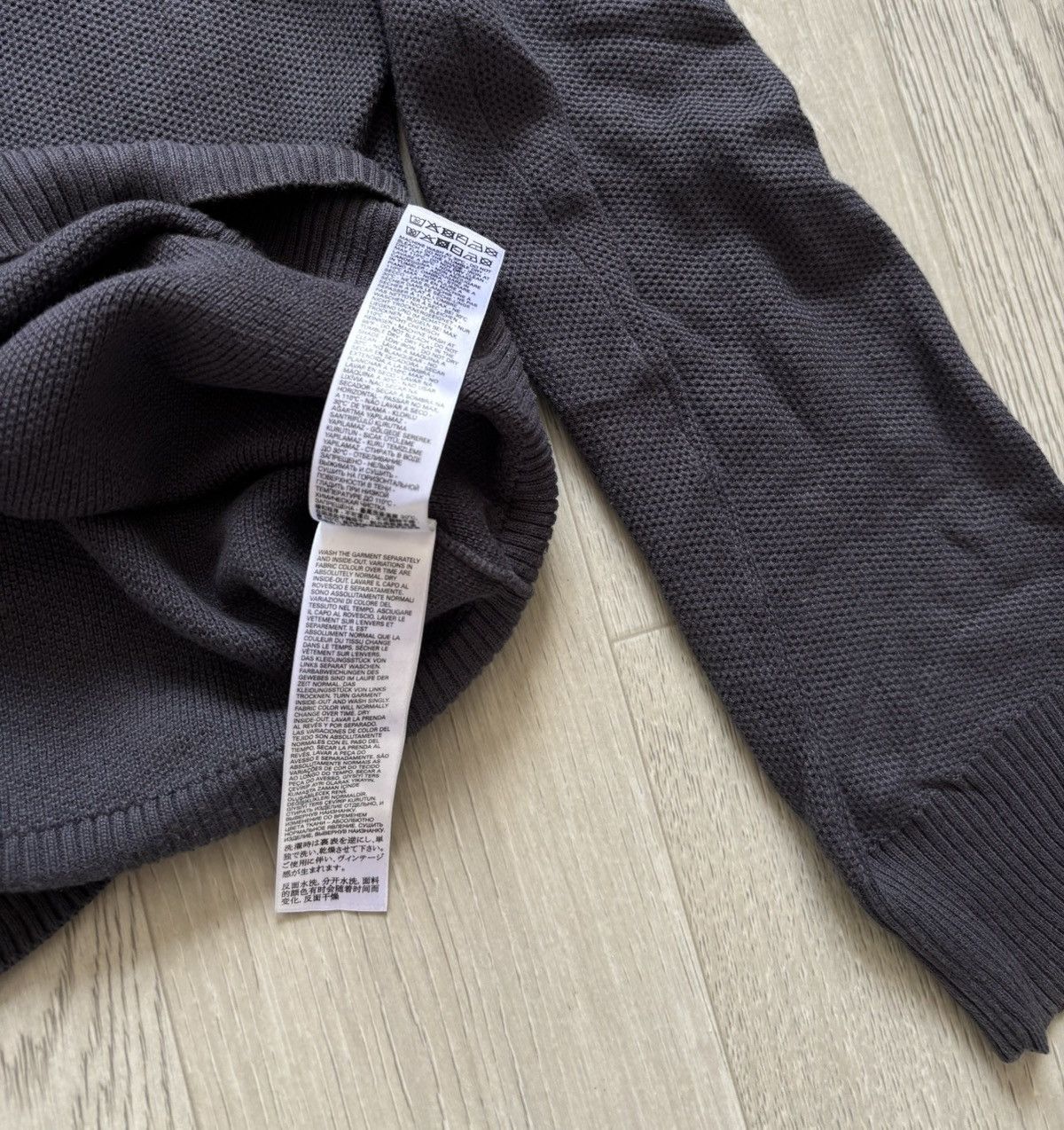Diesel × Vintage 90s Diesel Big Logo Sweater Avant Garde Style Size US L / EU 52-54 / 3 - 3 Thumbnail