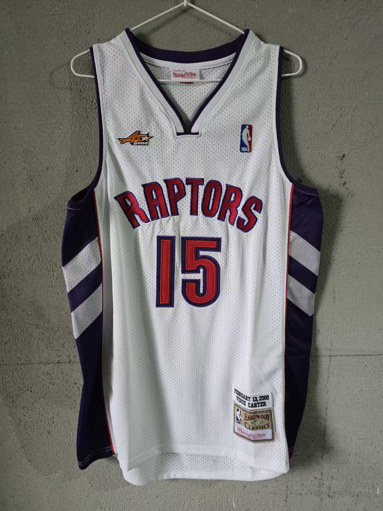 NBA Toronto Raptors Vince Carter Jersey Double Stitched Purpl L Size US L / EU 52-54 / 3 - 1 Thumbnail