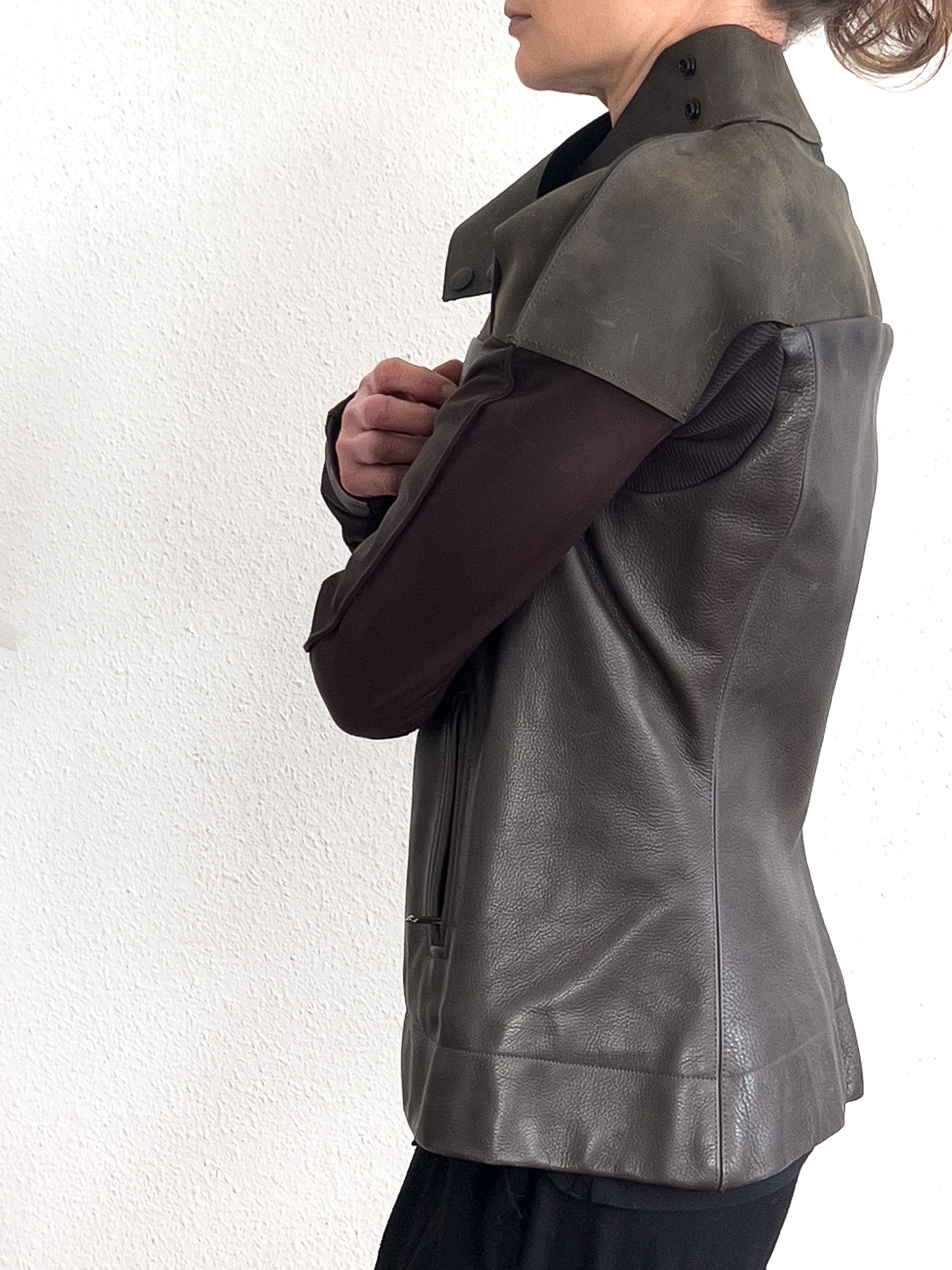 Rick Owens FW11 LIMO Leather Jacket Size XS / US 0-2 / IT 36-38 - 8 Thumbnail