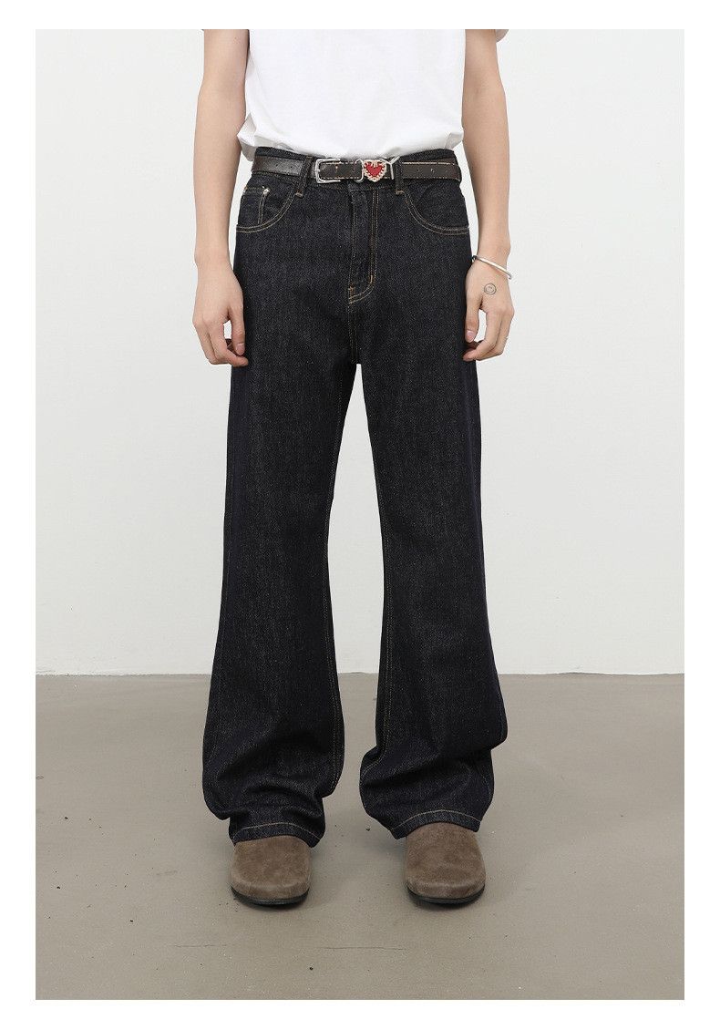 Jean Men's retro loose flared denim trousers Size US 32 / EU 48 - 1 Thumbnail