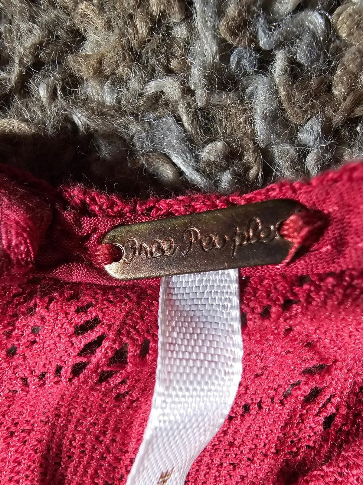 Free People Free People Sz 6 Red Dress Zip Back Size M / US 6-8 / IT 42-44 - 3 Thumbnail