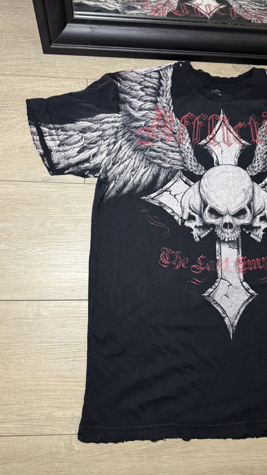 Affliction Vintage / Y2K RARE Affliction Fendor Emelianenko Shirt Size US L / EU 52-54 / 3 - 5 Thumbnail