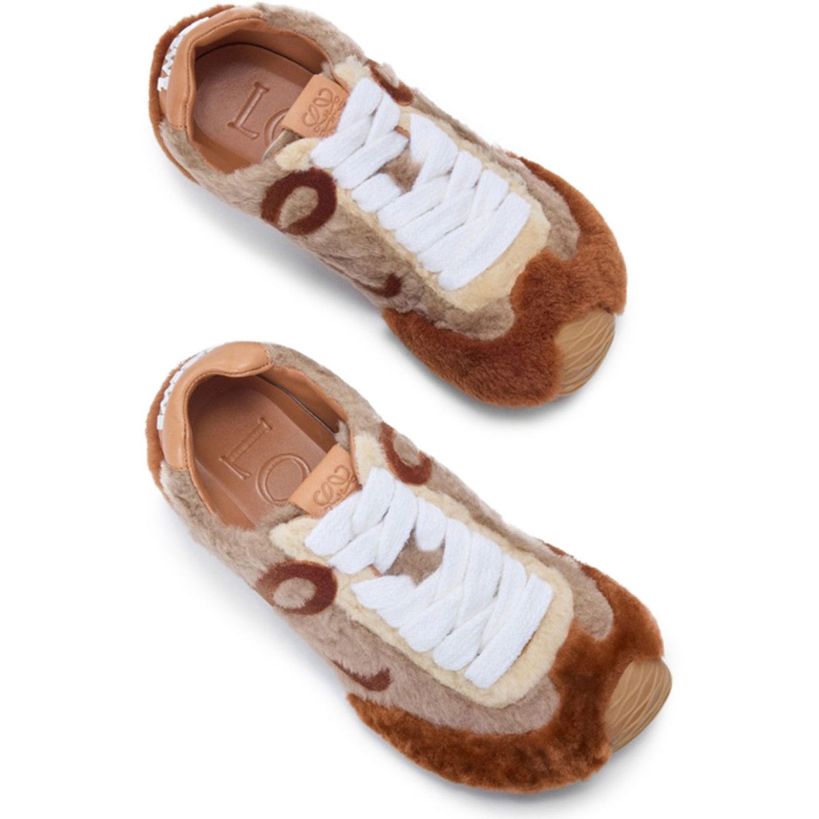 Loewe LOEWE Ballet Runner 2.0 $1400 Tan/Multitone Sneakers New & A Size US 7 / IT 37 - 4 Thumbnail