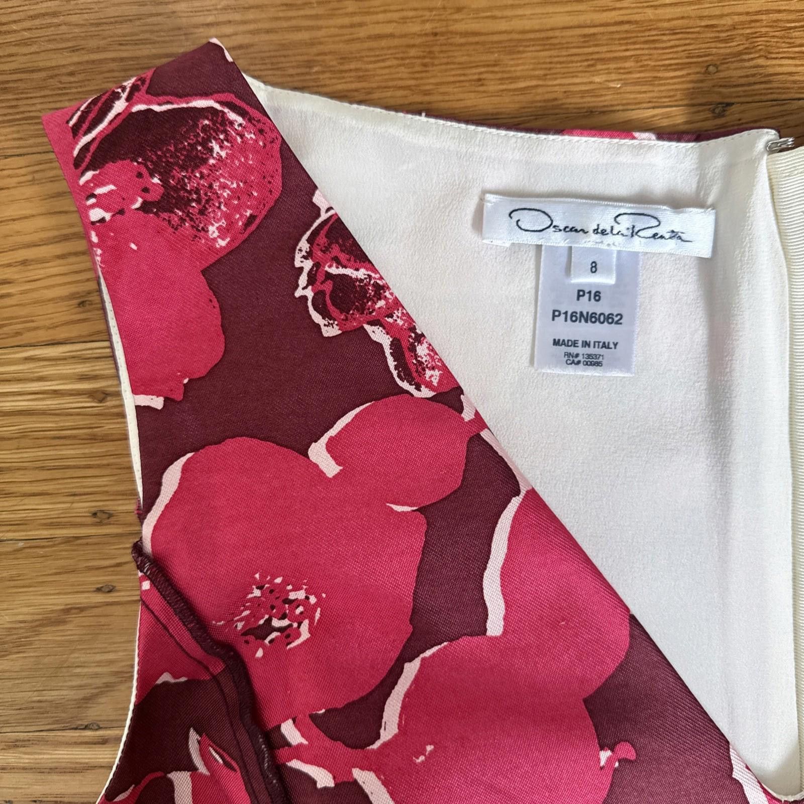 Oscar De La Renta Oscar de la Renta Floral Dress Size 8 Size M / US 6-8 / IT 42-44 - 3 Thumbnail