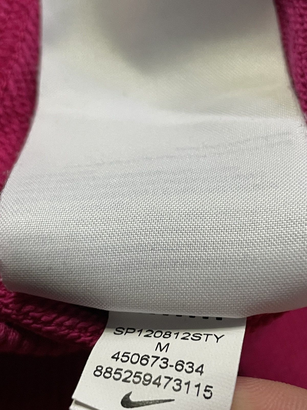 Nike Nike 00’s Vintage Zip Hoodie Y2K Pink Big Logo RARE Size M / US 6-8 / IT 42-44 - 8 Thumbnail