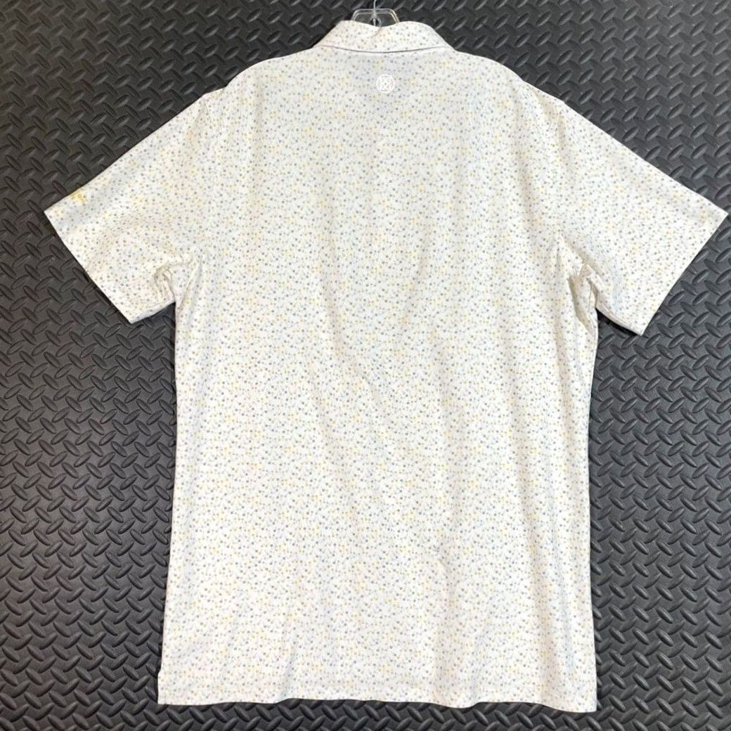 G/FORE G/FORE Polo Shirt Mens XXL 2XLT White Yellow Floral Superstition Mountain Golf Polo Shirt Size US XXL / EU 58 / 5 - 3 Thumbnail