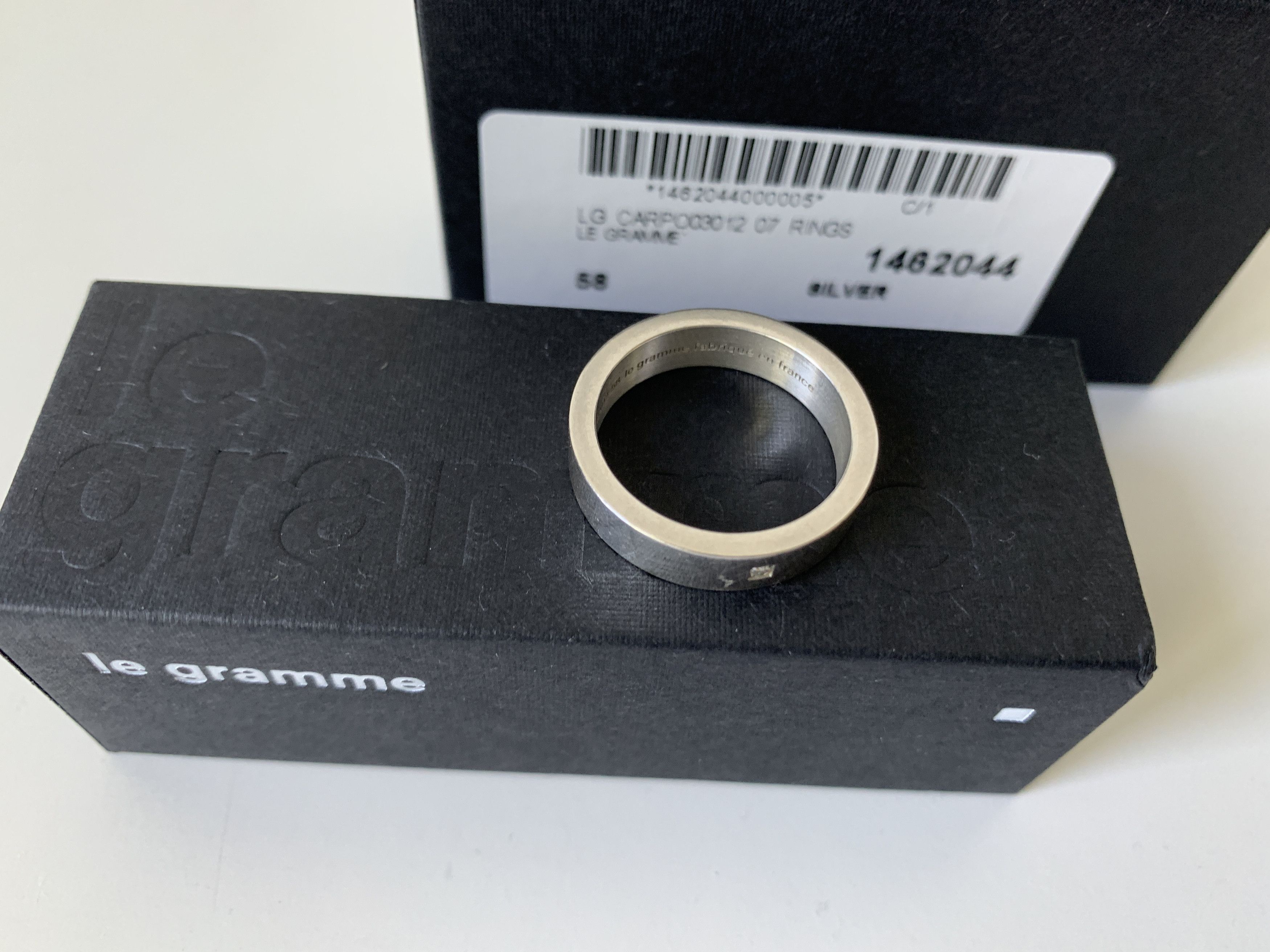 Le Gramme 925 sterling silver slick polished ribbon ring la 7g Size ONE SIZE - 5 Thumbnail