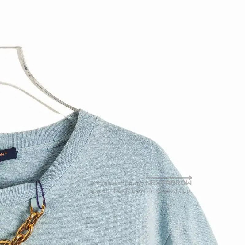 Other Louis Vuitton Light Blue Cotton T. Size L / US 10 / IT 46 - 3 Thumbnail