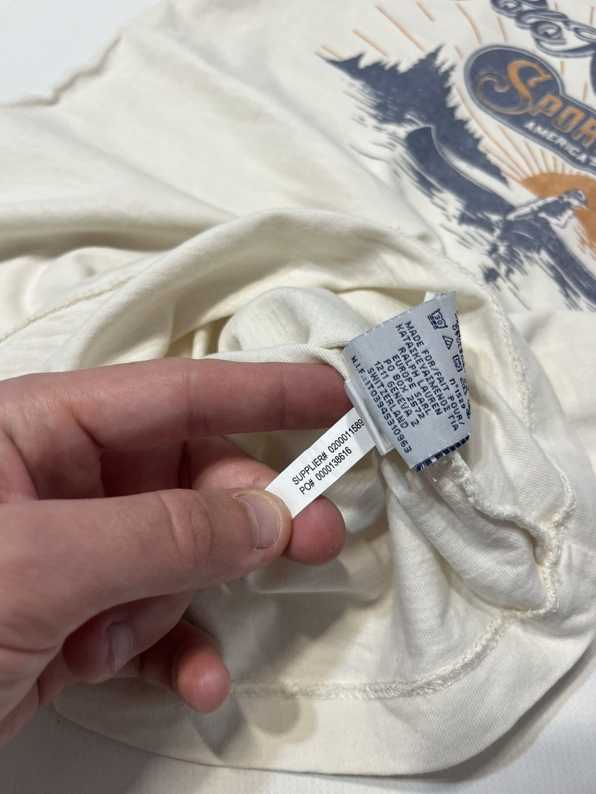 Polo Ralph Lauren × Ralph Lauren Polo Ralph Lauren Single Stitch Tee Size US S / EU 44-46 / 1 - 4 Thumbnail