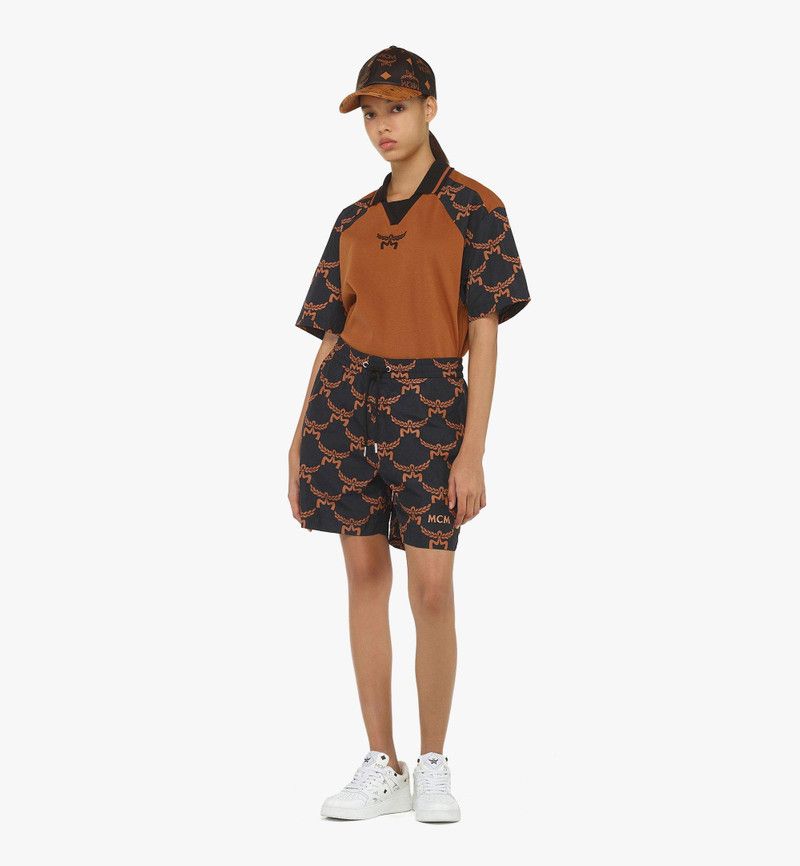 MCM o1mt1gz0126 Lauretos Print Shorts in Black/Orange Size US 34 / EU 50 - 6 Thumbnail