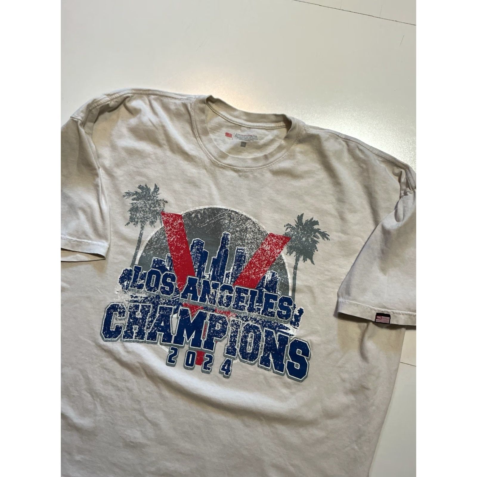 Champion VINTAGE The Marathon Clothing TMC Los Angeles Champions 2024 Victory Nipsey T-Shirt 3XL White Shirt Mens Size US XXL / EU 58 / 5 - 4 Thumbnail