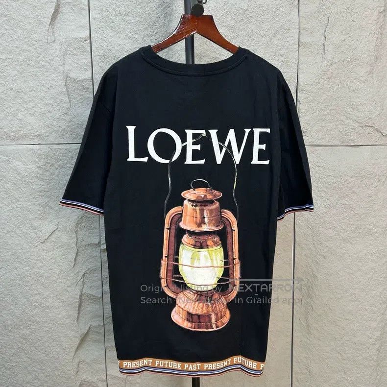 Loewe Loewe Colorful Letter Back Oil Lamp Logo Short Sleeve Size US M / EU 48-50 / 2 - 2 Thumbnail