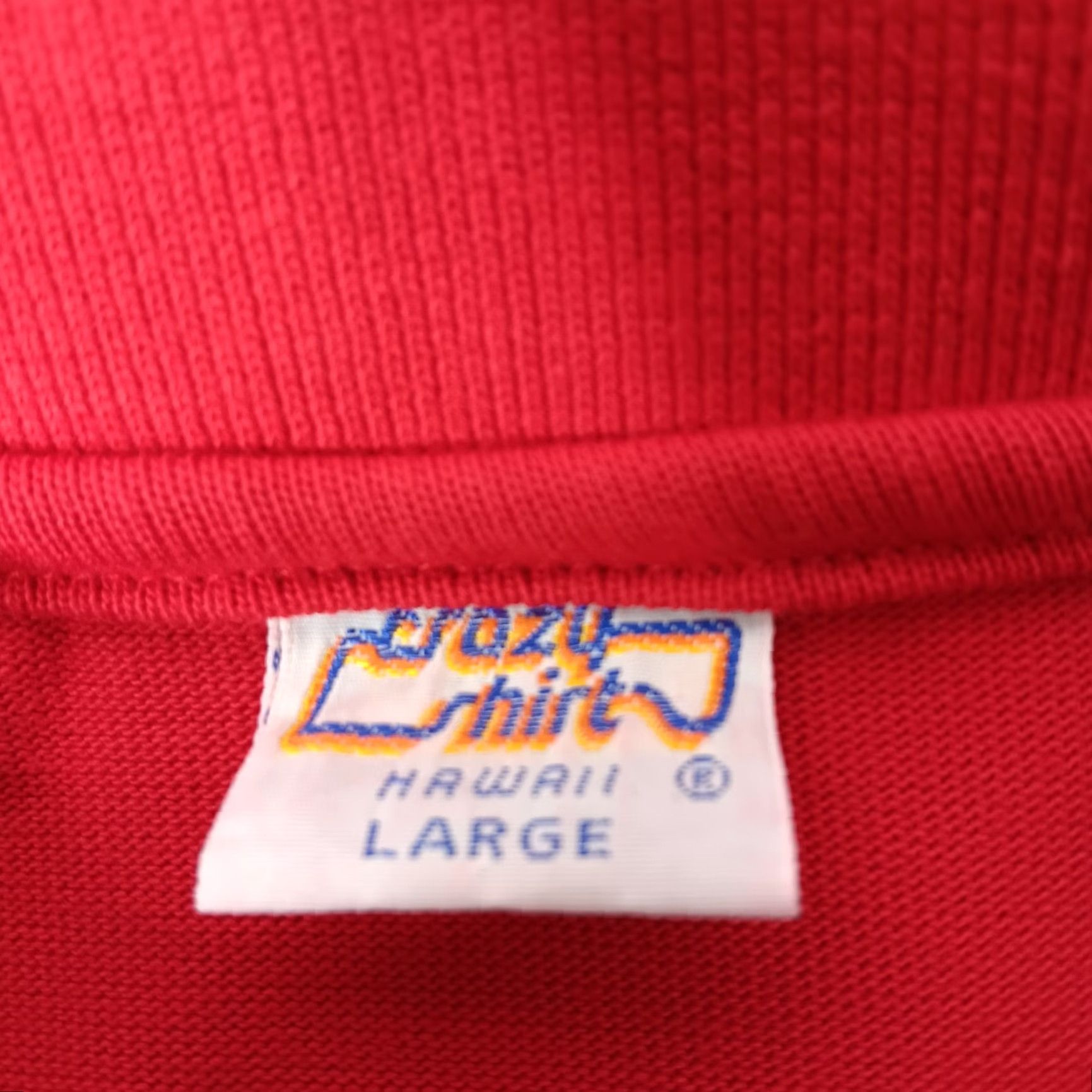 Vintage Crazy Shirts Hawaii Polo Shirt Men L Red Long Sleeve Collared Shirt Size US L / EU 52-54 / 3 - 4 Thumbnail